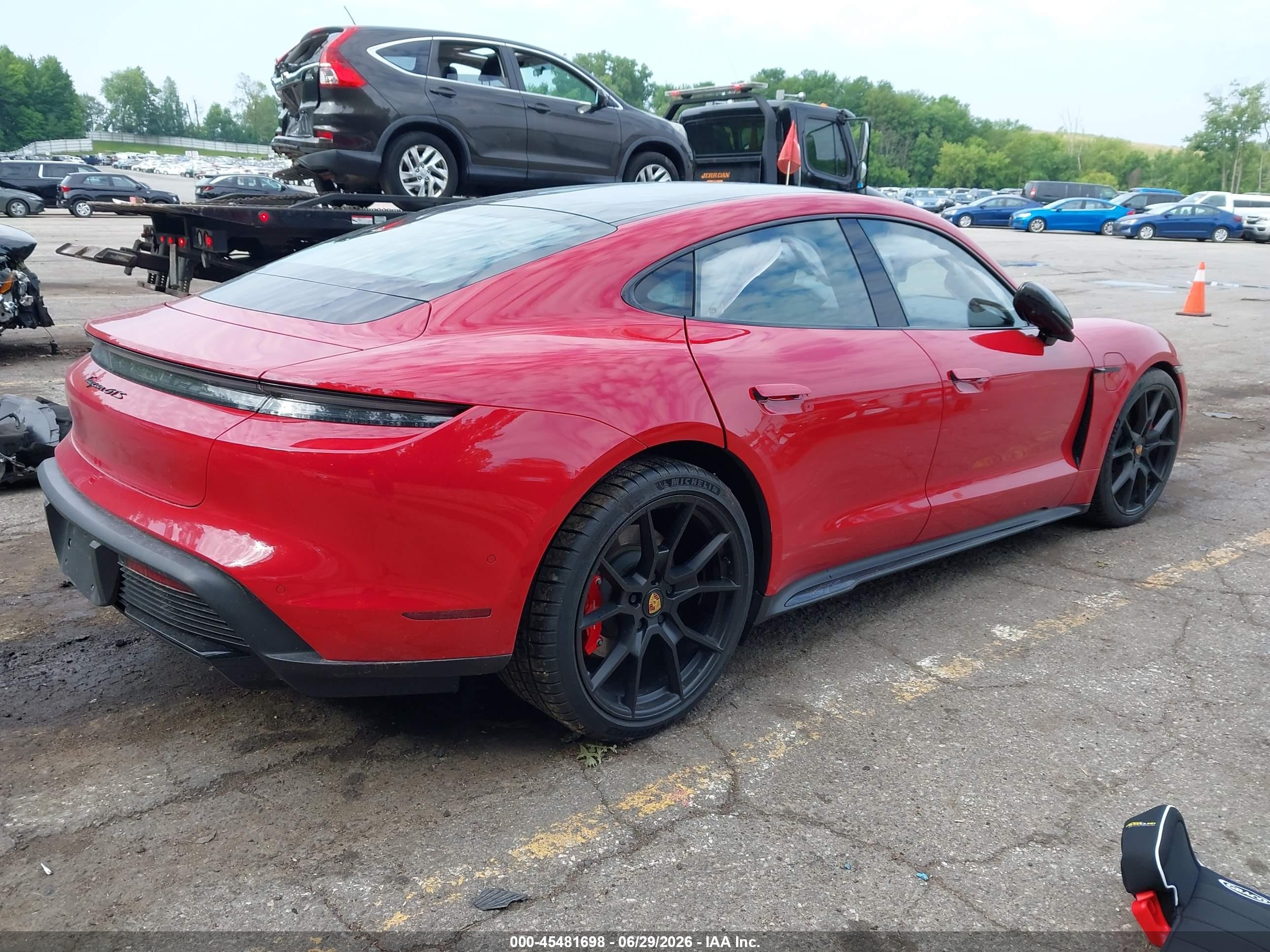 2023 Porsche Taycan VIN WP0AD2Y16PSA47181 IAAI salvage auction — Unknown, Scrap (Michigan), sold $25,000 on 2026-08-10 (photo 4)