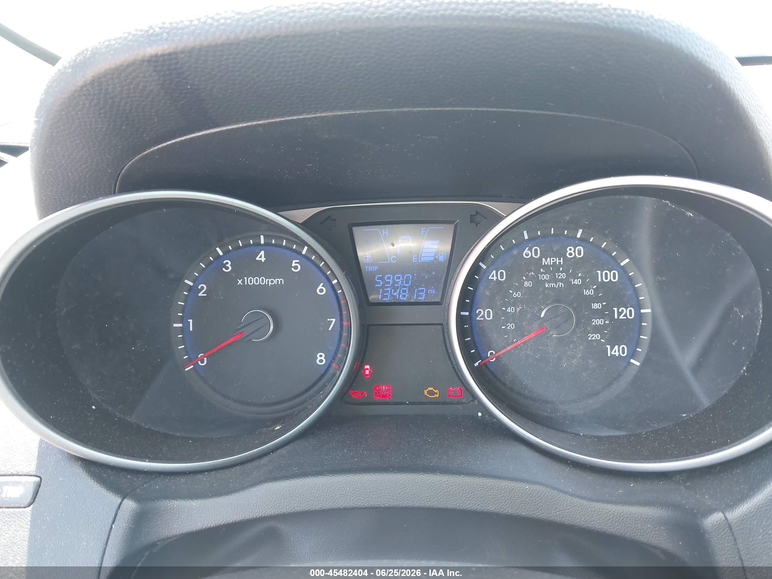 2010 Hyundai Tucson VIN KM8JT3AC7AU099640 IAAI salvage auction — Normal Wear, Clear - Dealer Only (California), sold $525 on 2026-07-09 (photo 7)