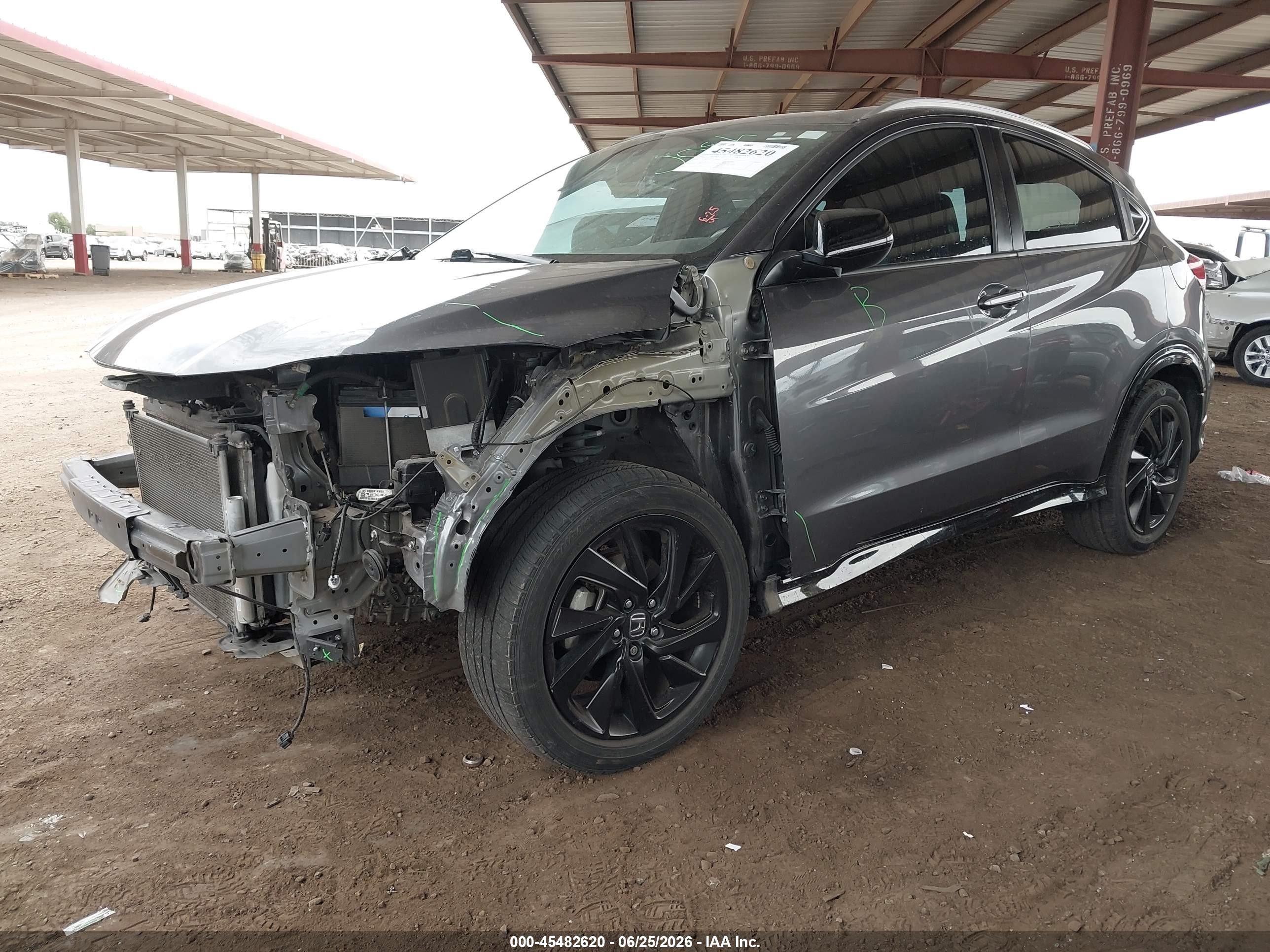 2022 Honda HR-V VIN 3CZRU5H12NM717892 IAAI salvage auction — Front End, Salvage (Arizona), sold $4,850 on 2026-07-12 (photo 2)