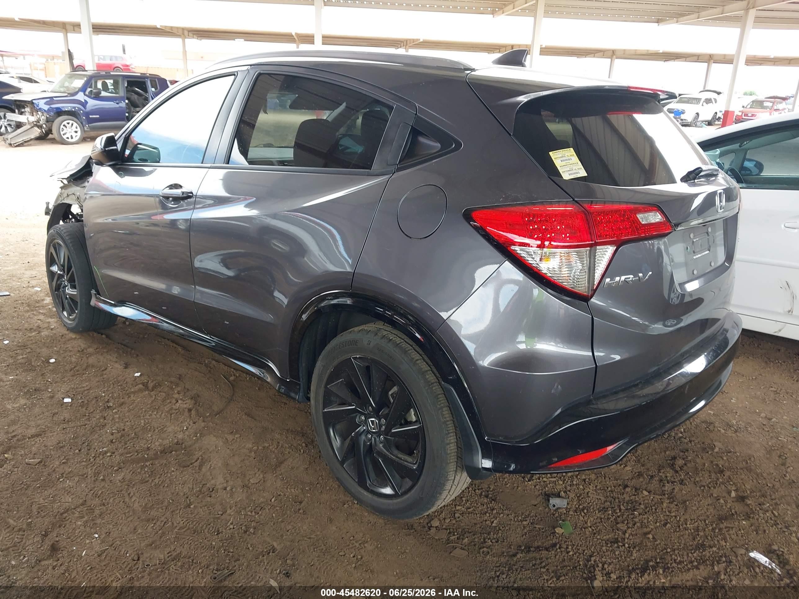 2022 Honda HR-V VIN 3CZRU5H12NM717892 IAAI salvage auction — Front End, Salvage (Arizona), sold $4,850 on 2026-07-12 (photo 3)