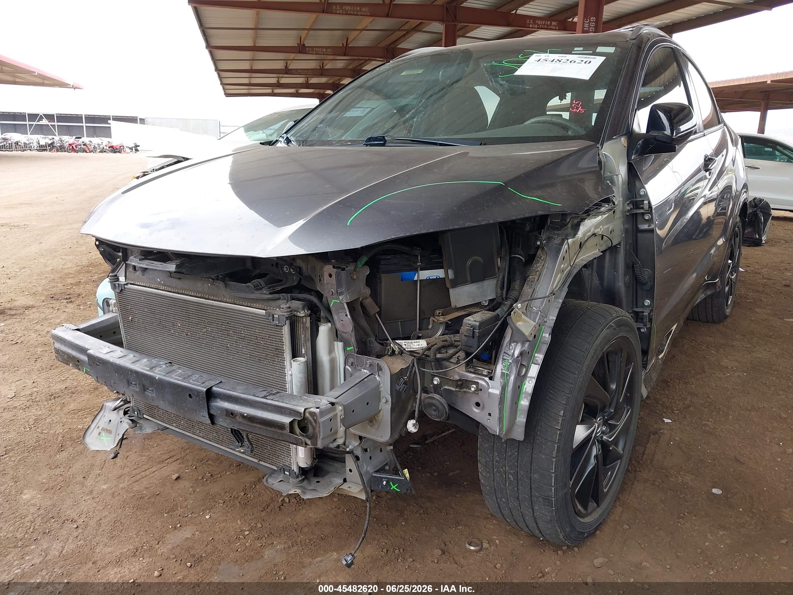 2022 Honda HR-V VIN 3CZRU5H12NM717892 IAAI salvage auction — Front End, Salvage (Arizona), sold $4,850 on 2026-07-12 (photo 6)