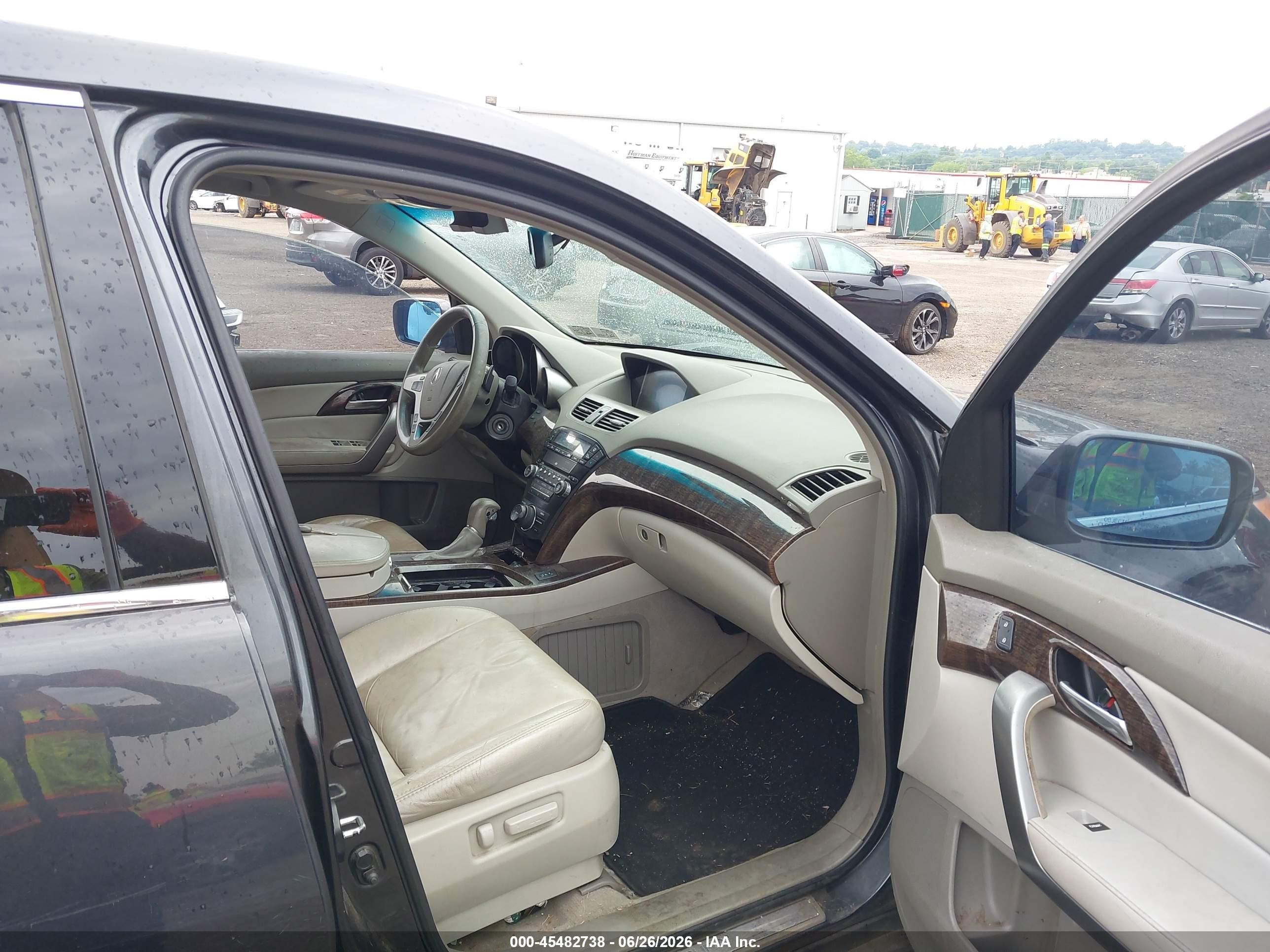 2013 Acura MDX VIN 2HNYD2H34DH524734 IAAI salvage auction — Rear End, Salvage (Pennsylvania), sold $1,050 on 2026-07-07 (photo 5)