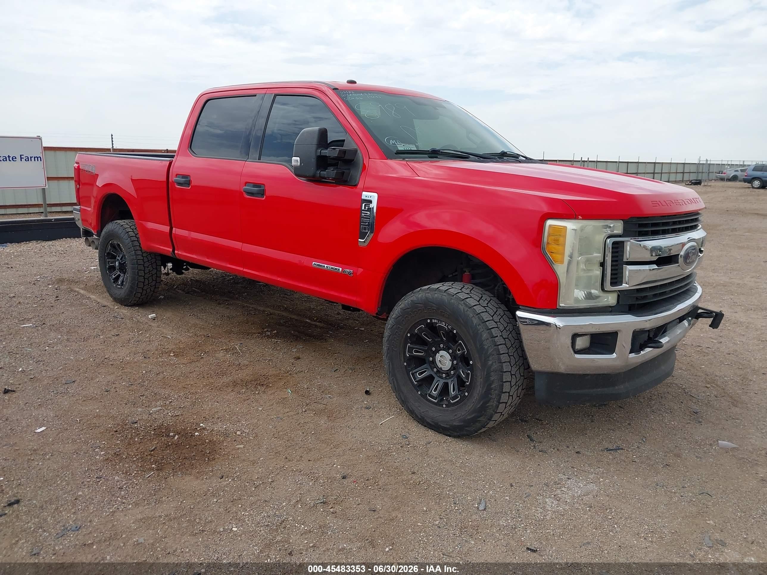 2017 Ford F-250 VIN 1FT7W2BT7HEB68989 — IAAI salvage auction photo