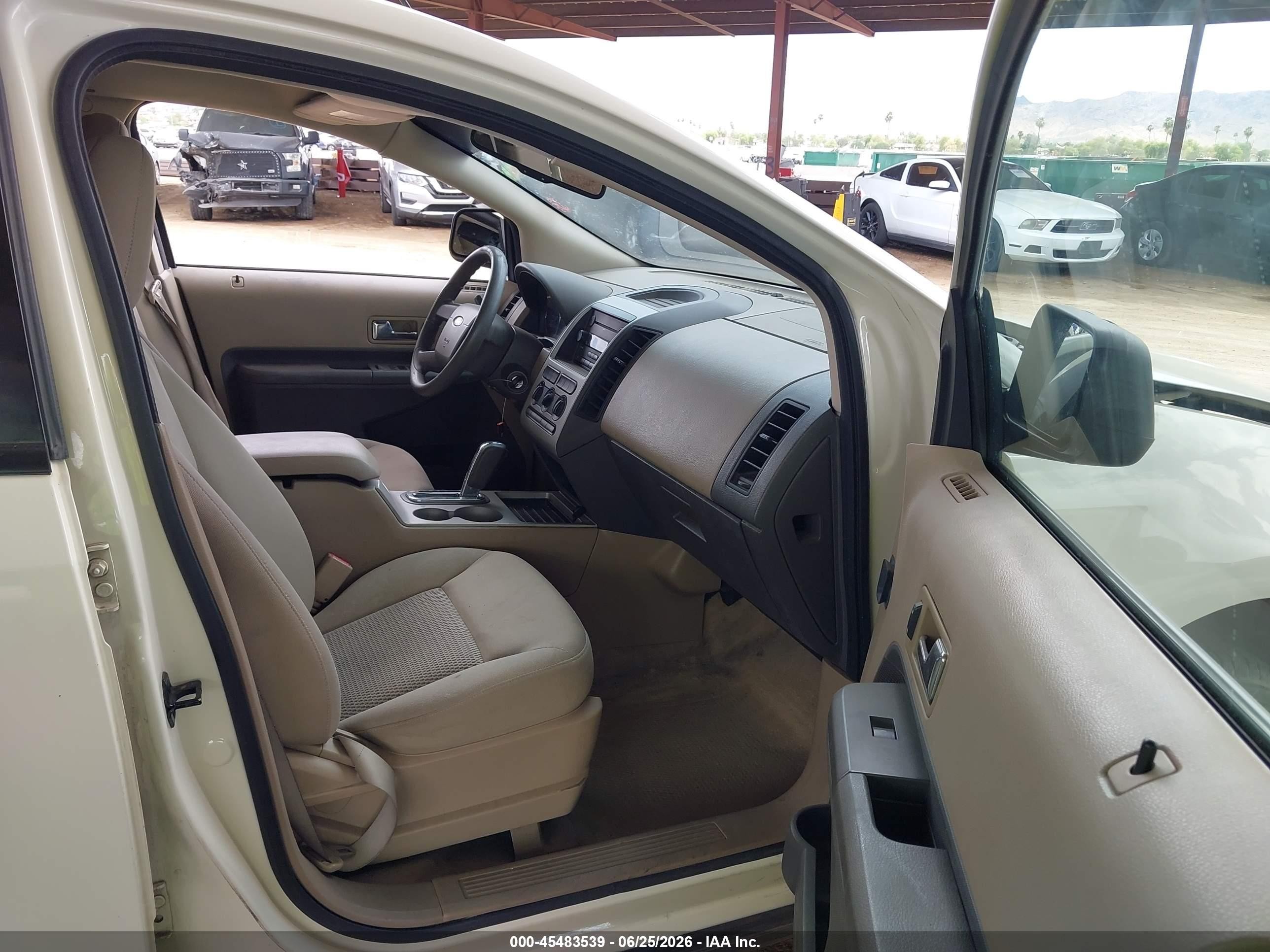 2007 Ford Edge VIN 2FMDK36C97BB56900 IAAI salvage auction — Front End, Salvage (Arizona), sold $700 on 2026-07-11 (photo 5)