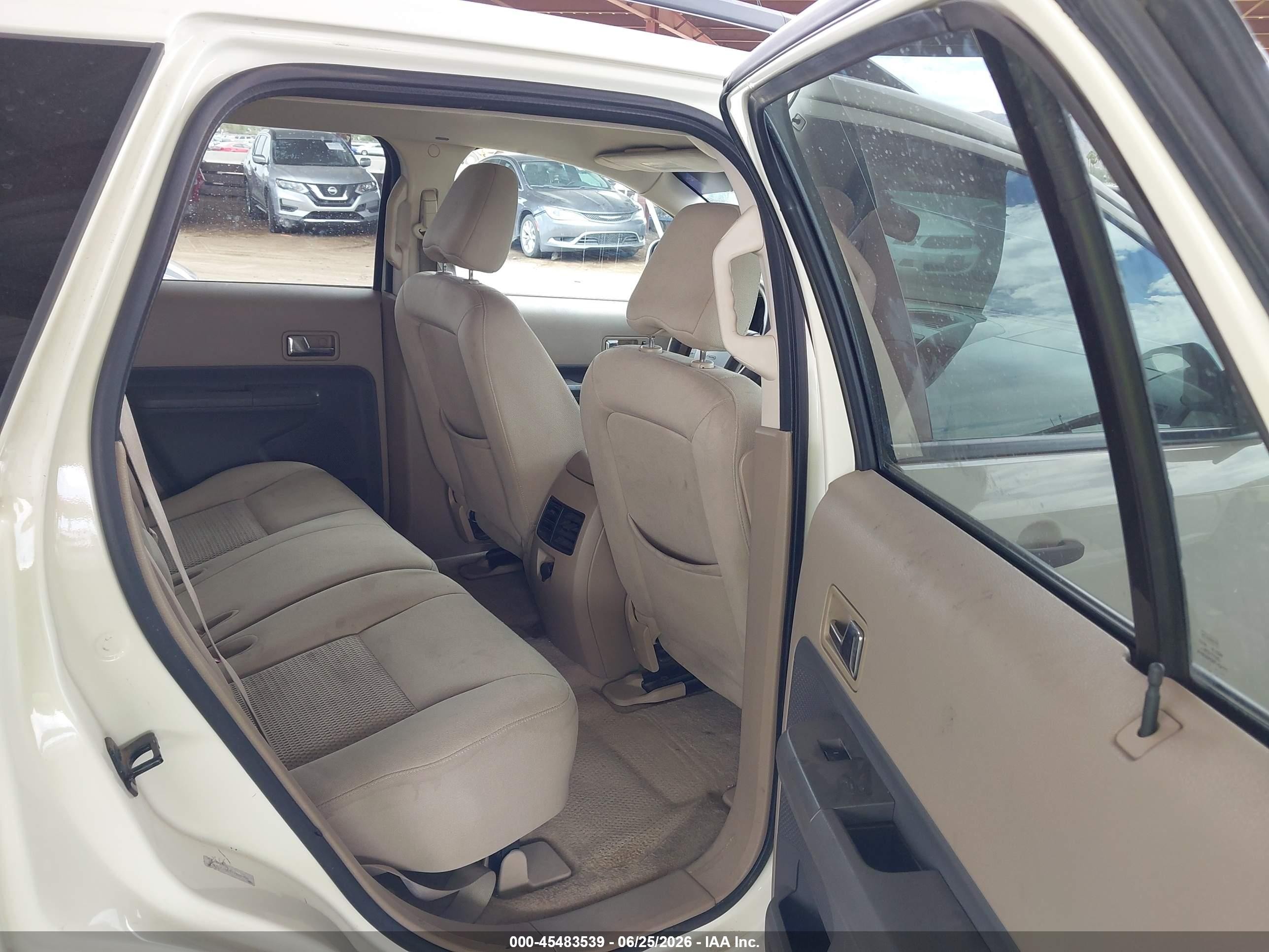 2007 Ford Edge VIN 2FMDK36C97BB56900 IAAI salvage auction — Front End, Salvage (Arizona), sold $700 on 2026-07-11 (photo 8)