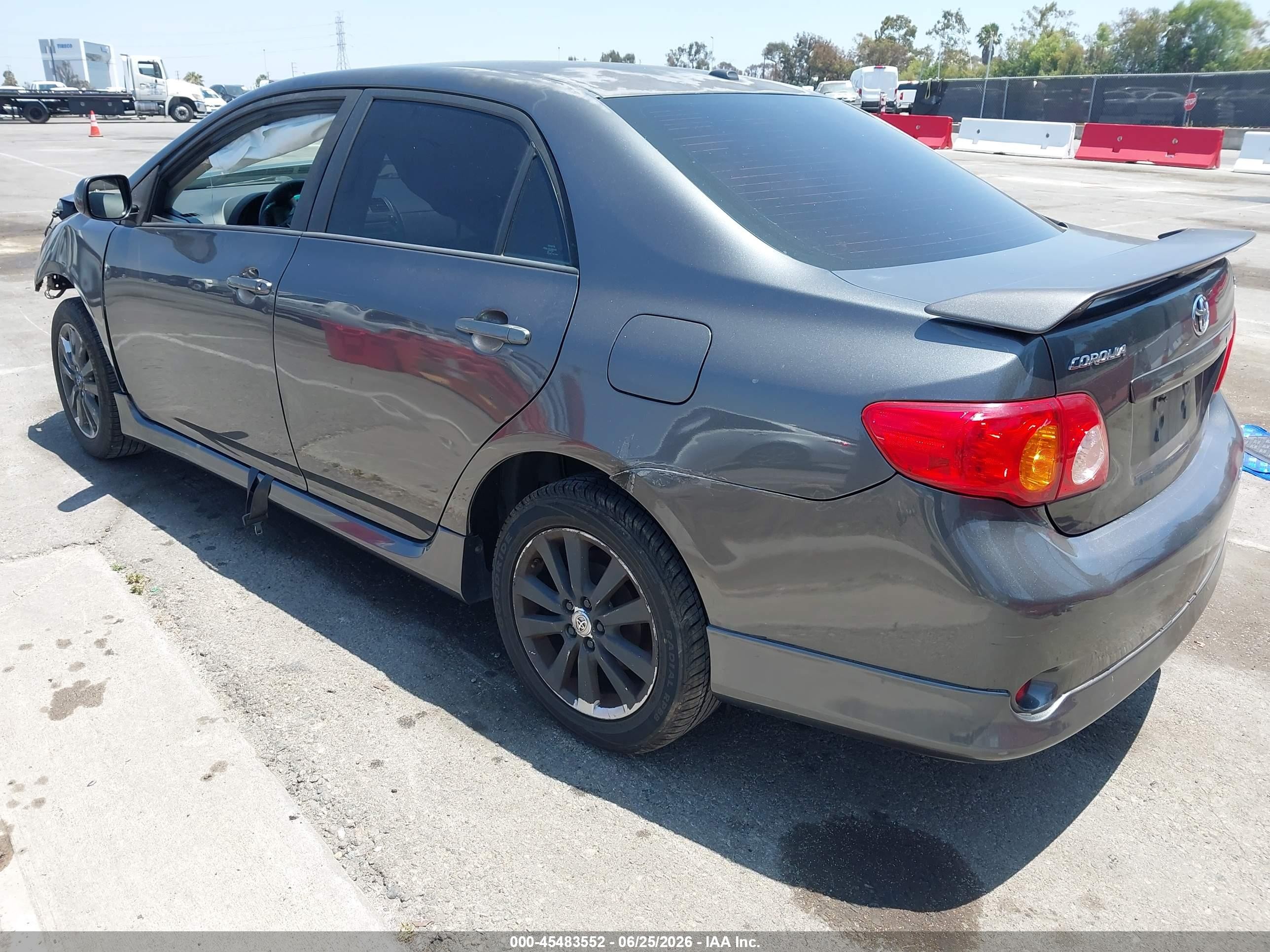 2010 Toyota Corolla VIN 2T1BU4EE6AC448369 IAAI salvage auction — Front End, Salvage (California), sold $650 on 2026-07-09 (photo 3)
