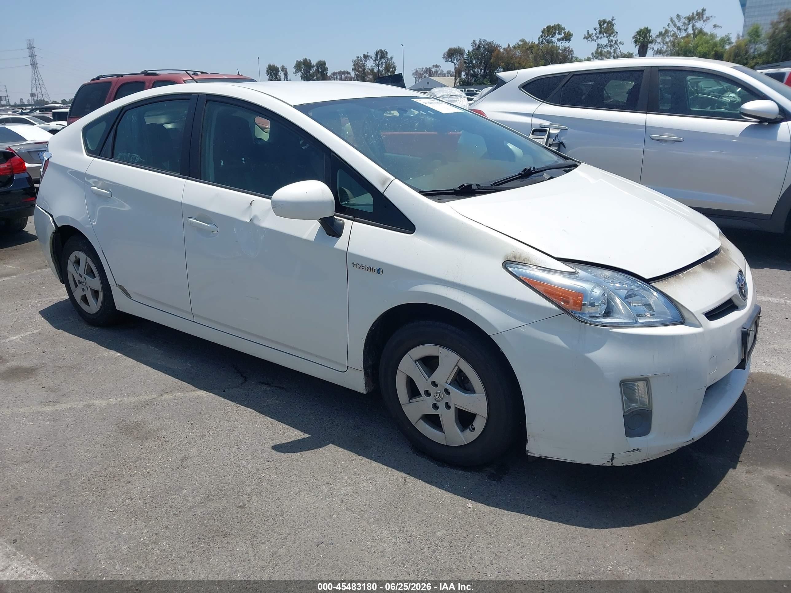 2010 Toyota Prius VIN JTDKN3DU4A0244924 IAAI salvage auction — Normal Wear, Salvage (California), sold $275 on 2026-07-09 (photo 1)