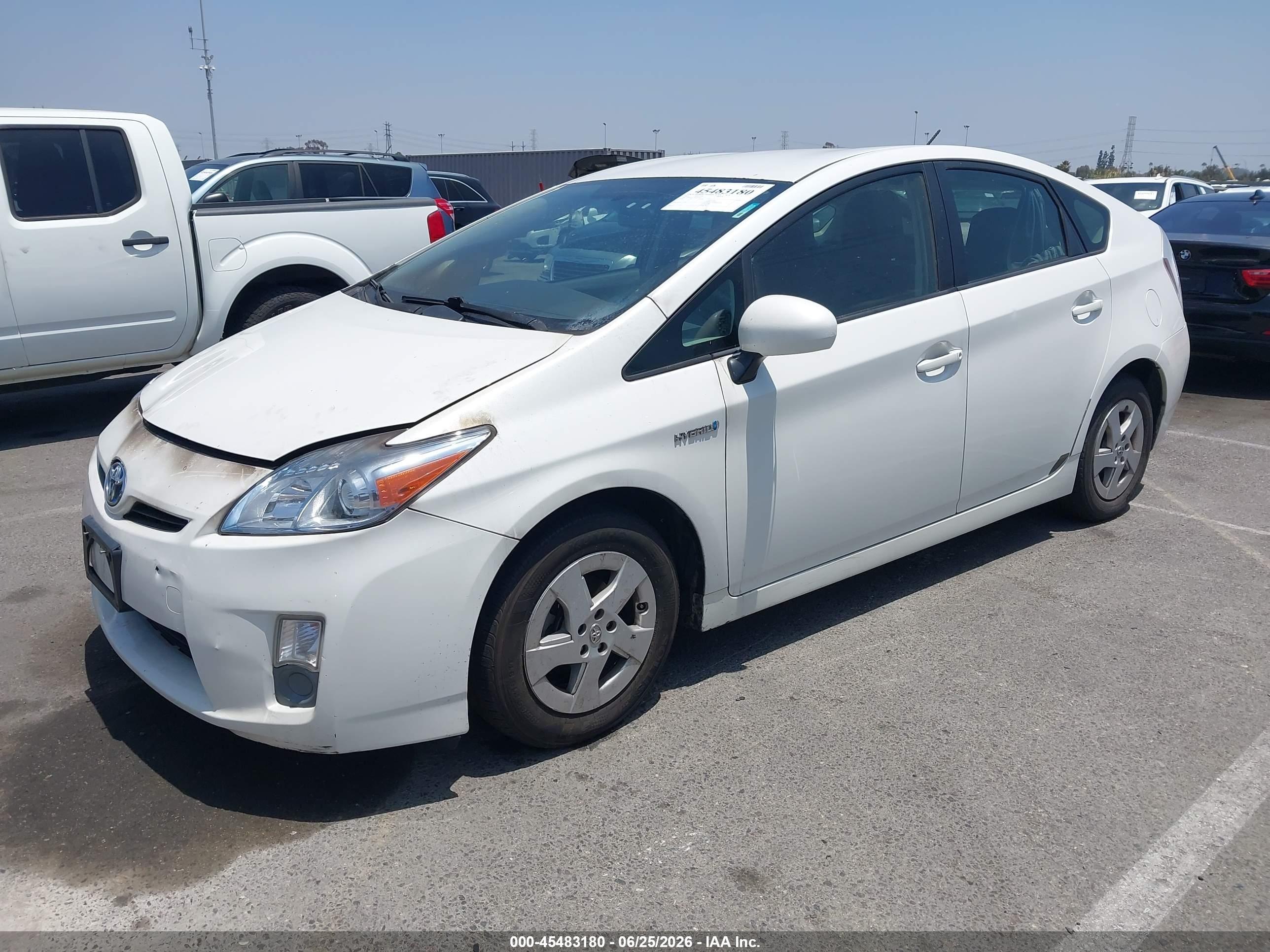 2010 Toyota Prius VIN JTDKN3DU4A0244924 IAAI salvage auction — Normal Wear, Salvage (California), sold $275 on 2026-07-09 (photo 2)