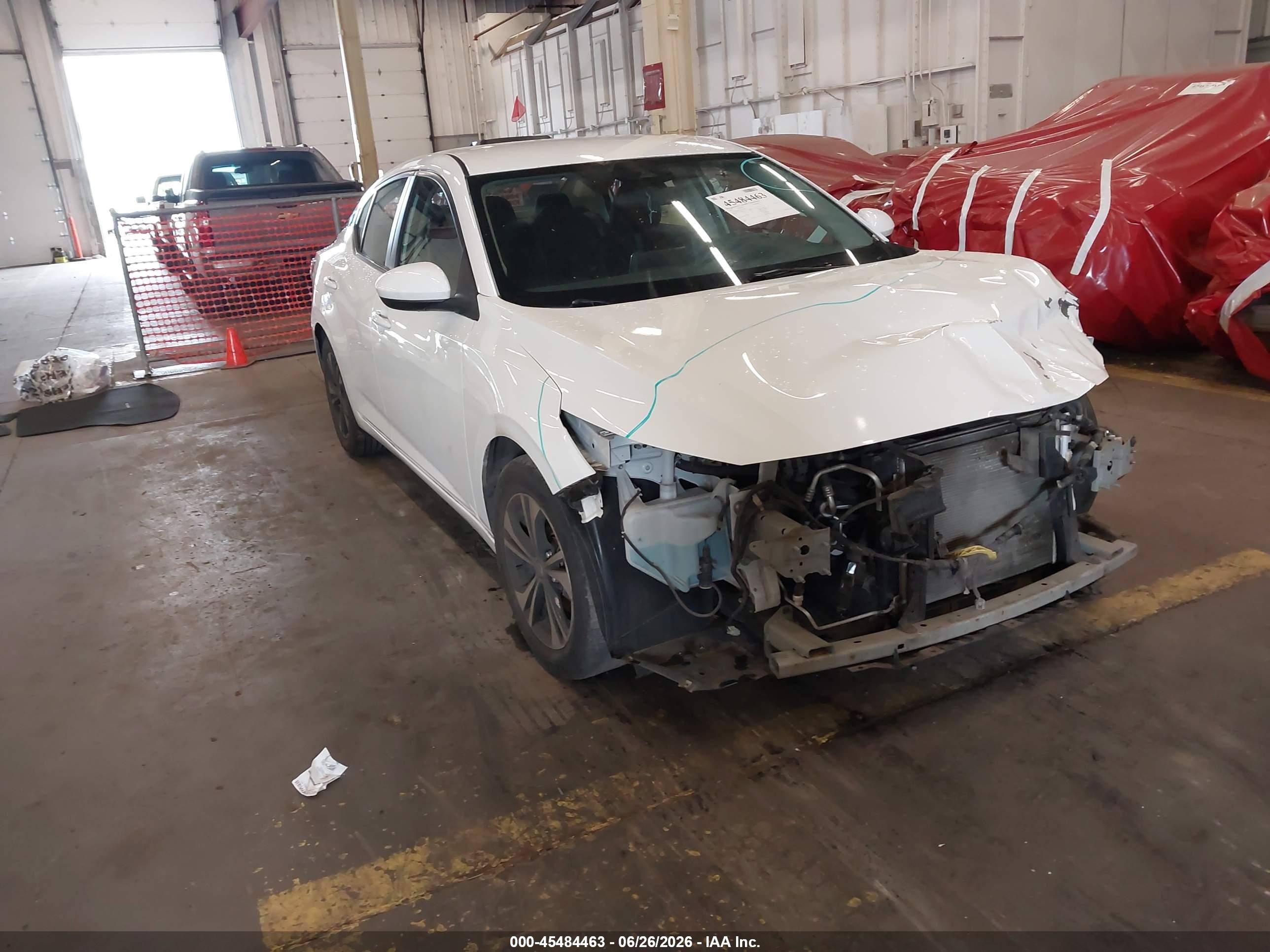 2022 Nissan Sentra VIN 3N1AB8CV2NY246777 IAAI salvage auction — Front End, Salvage (Oregon), sold $2,600 on 2026-09-05 (photo 1)