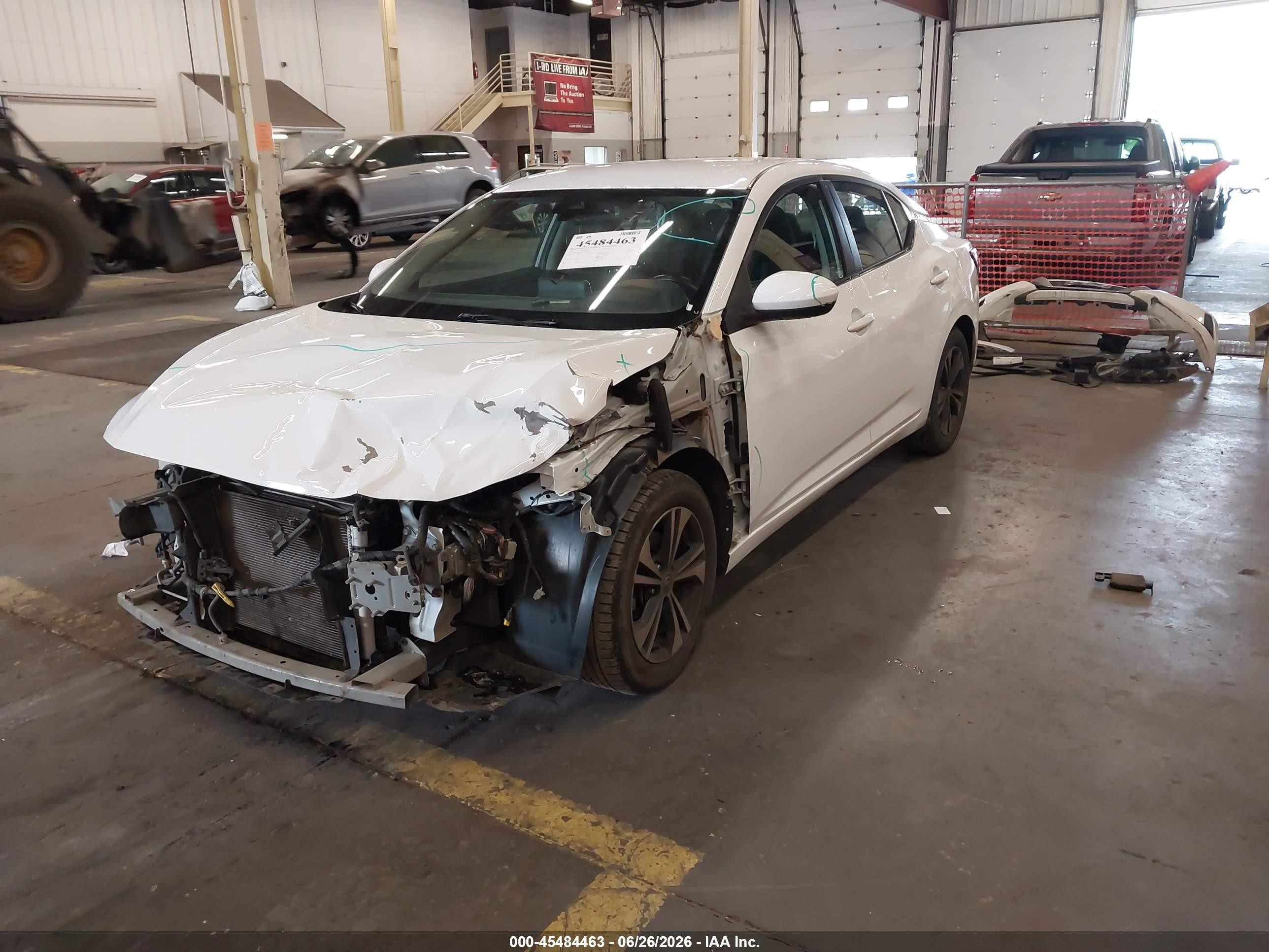 2022 Nissan Sentra VIN 3N1AB8CV2NY246777 IAAI salvage auction — Front End, Salvage (Oregon), sold $2,600 on 2026-09-05 (photo 2)