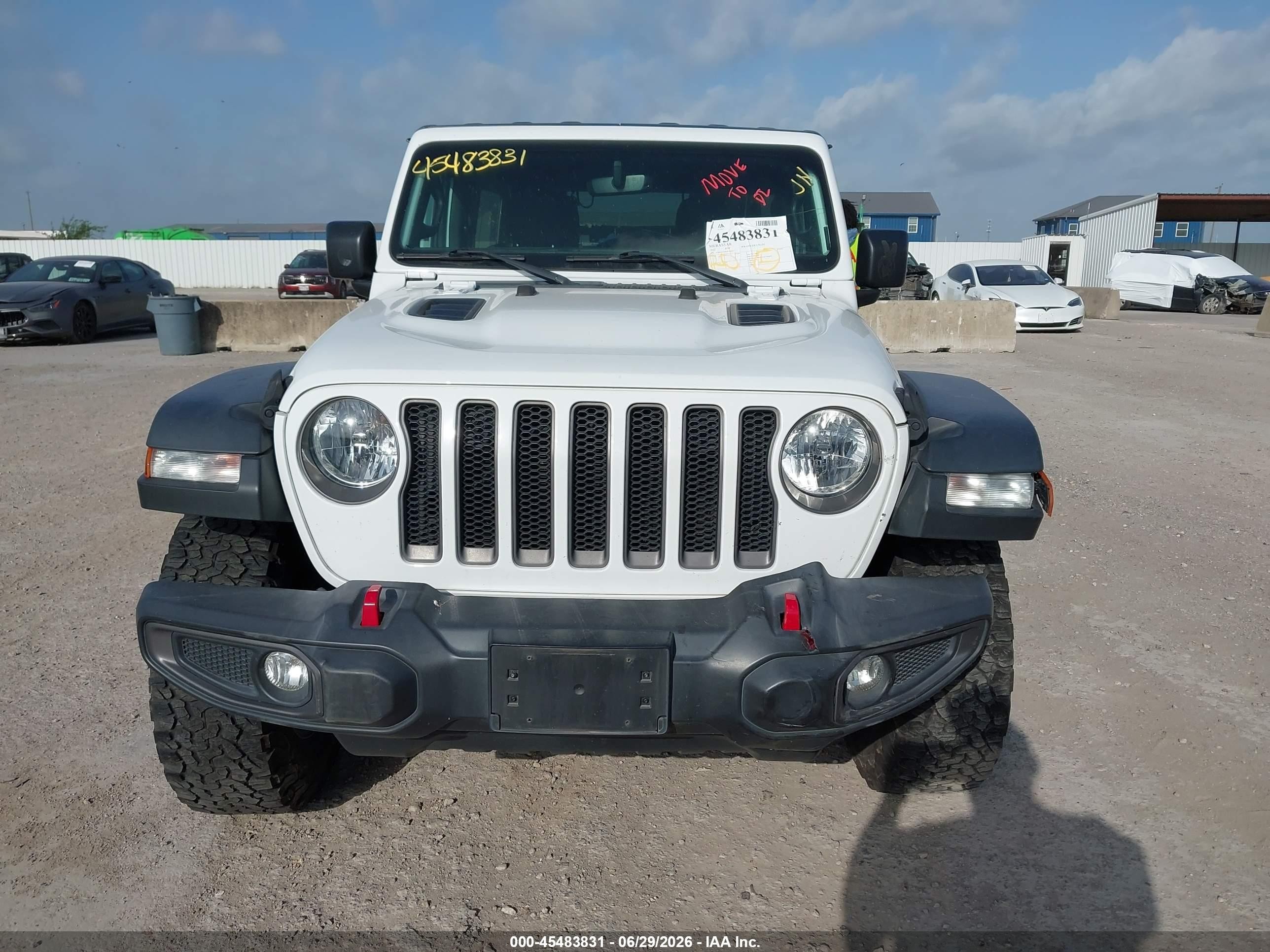 2022 Jeep Wrangler / VIN 1C4HJXFN8NW130317 IAAI salvage auction — Unknown, Wait Title, sold $9,800 on 2026-09-20 (photo 6)