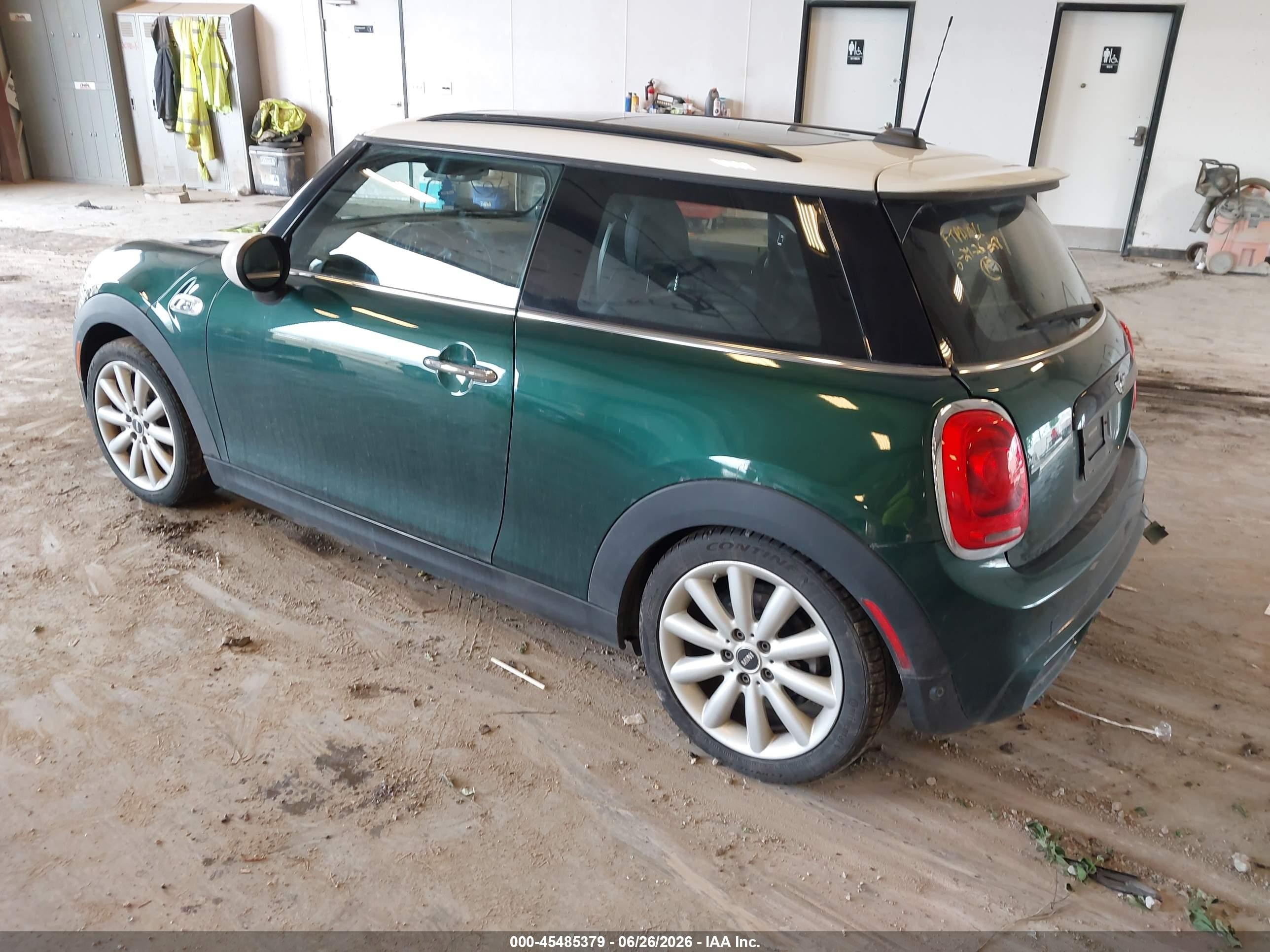 2018 Mini Hardtop VIN WMWXP7C57J2A48045 IAAI salvage auction — Side, Clear (Michigan), sold $2,500 on 2026-09-10 (photo 3)