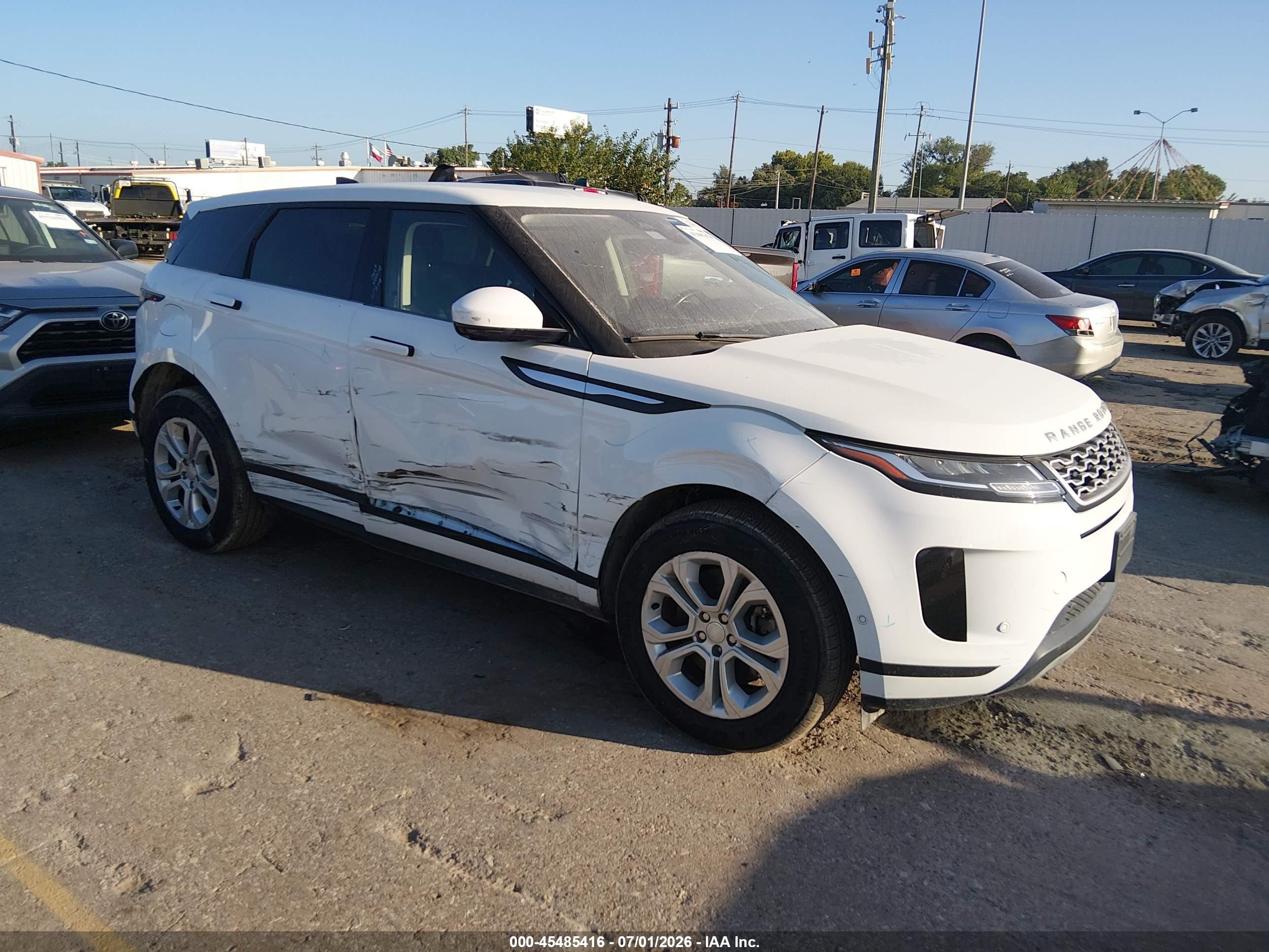 2021 Land Rover Range Rover Evoque VIN SALZJ2FX7MH149669 — IAAI salvage auction photo