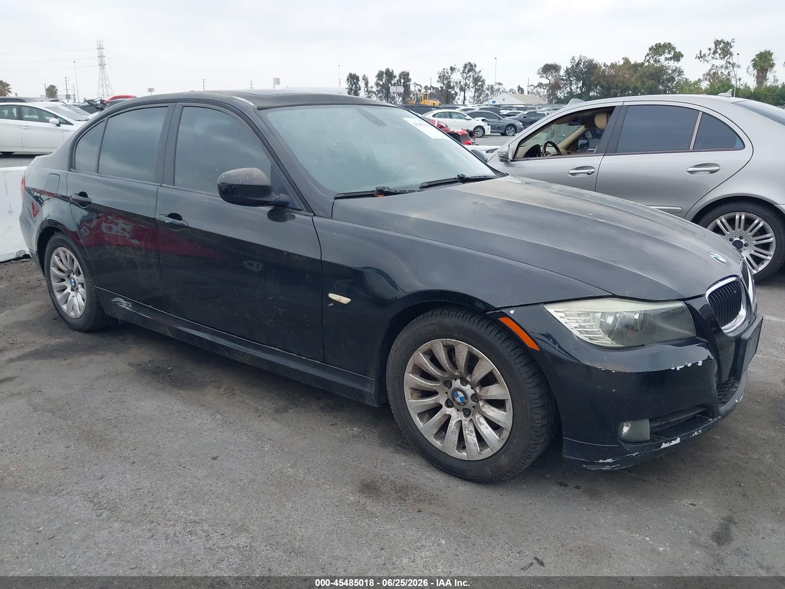 2009 BMW 3 Series VIN WBAPH57529NM33970 IAAI salvage auction — Normal Wear, Clear - Dealer Only (California), sold $600 on 2026-07-02 (photo 1)