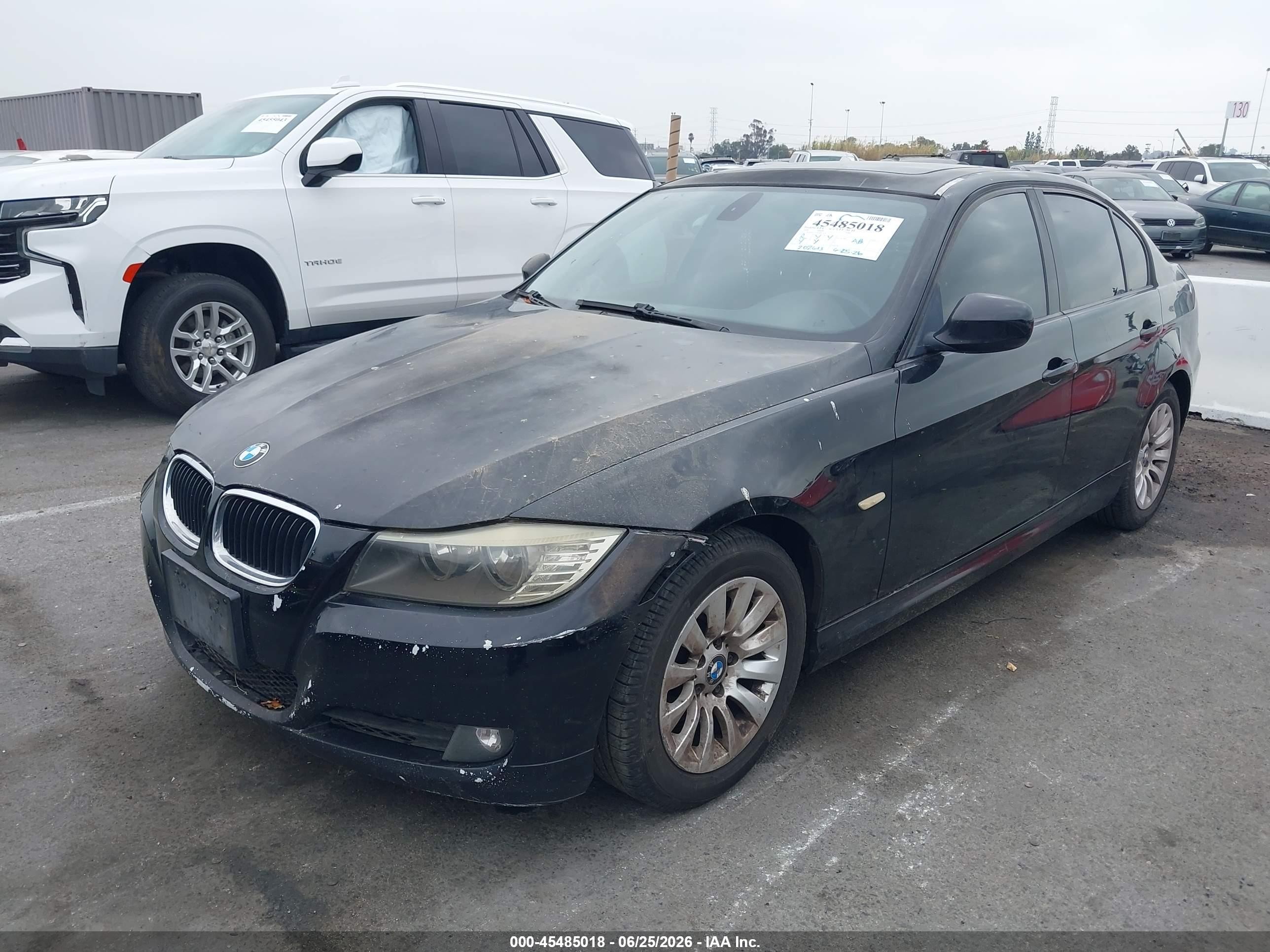 2009 BMW 3 Series VIN WBAPH57529NM33970 IAAI salvage auction — Normal Wear, Clear - Dealer Only (California), sold $600 on 2026-07-02 (photo 6)