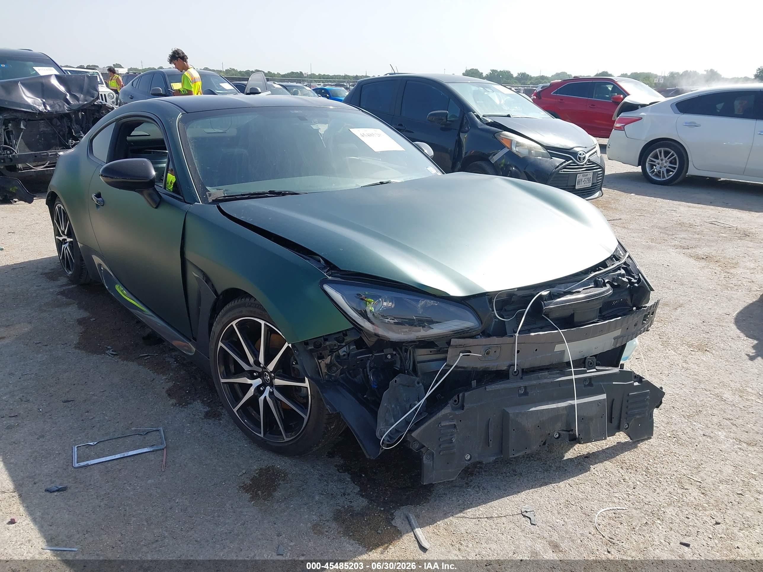 2023 Toyota GR 86 VIN JF1ZNBB13P9753687 — IAAI salvage auction photo