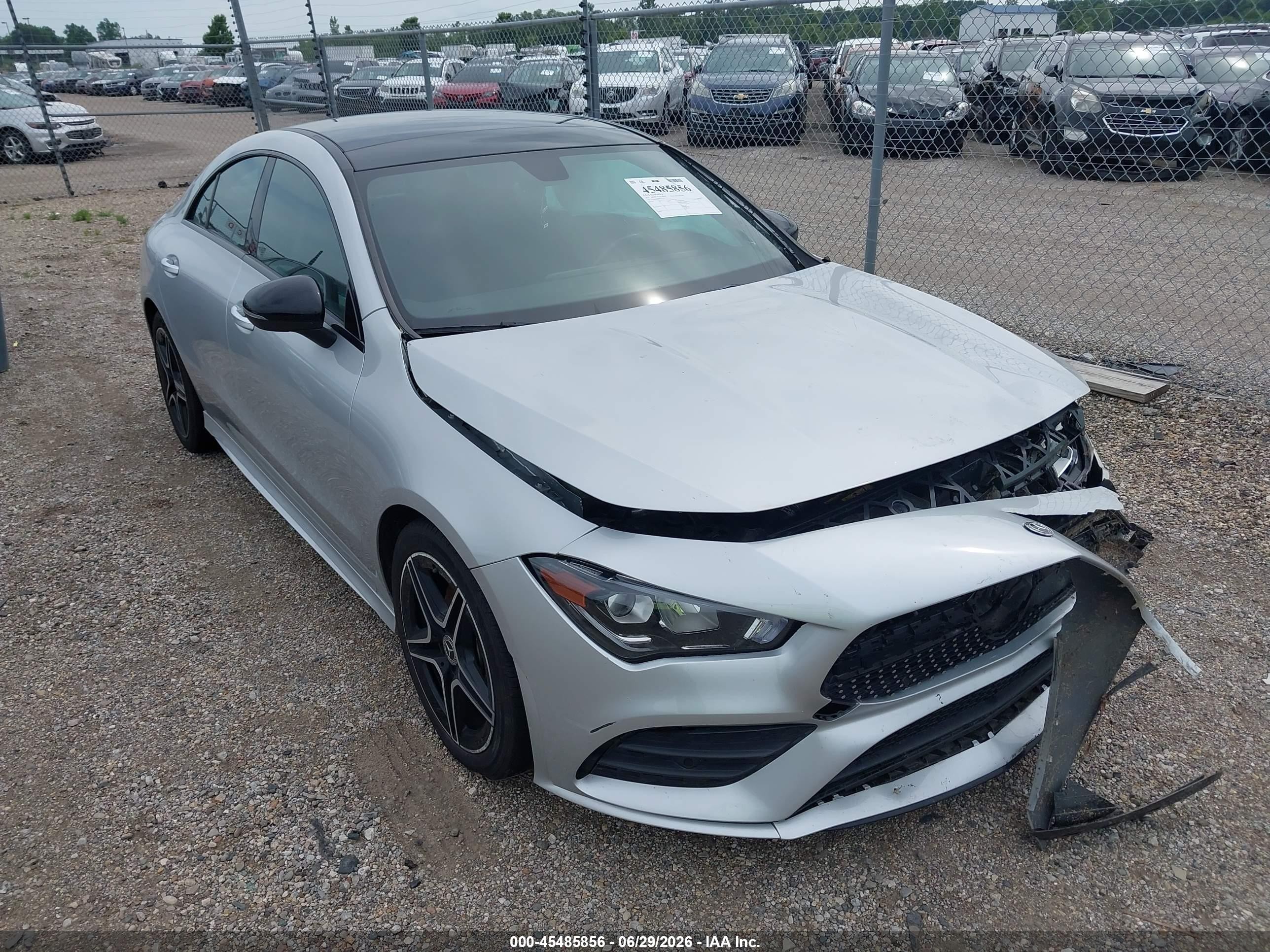 2023 Mercedes-Benz CLA-Class VIN W1K5J4HB0PN390519 — IAAI salvage auction photo