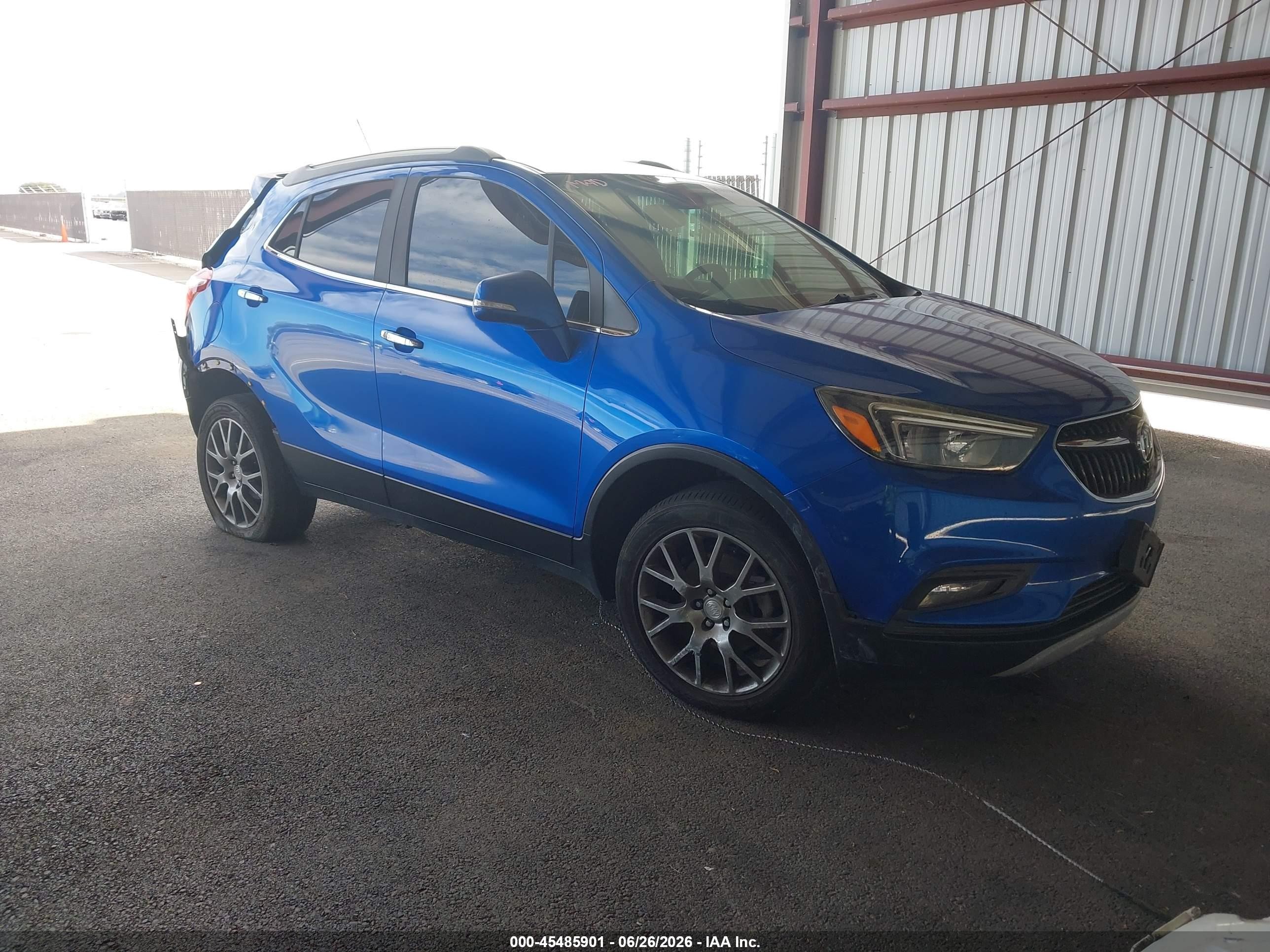 2018 Buick Encore VIN KL4CJ1SB2JB506864 IAAI salvage auction — Rear End, Salvage (California), sold $750 on 2026-09-11 (photo 1)