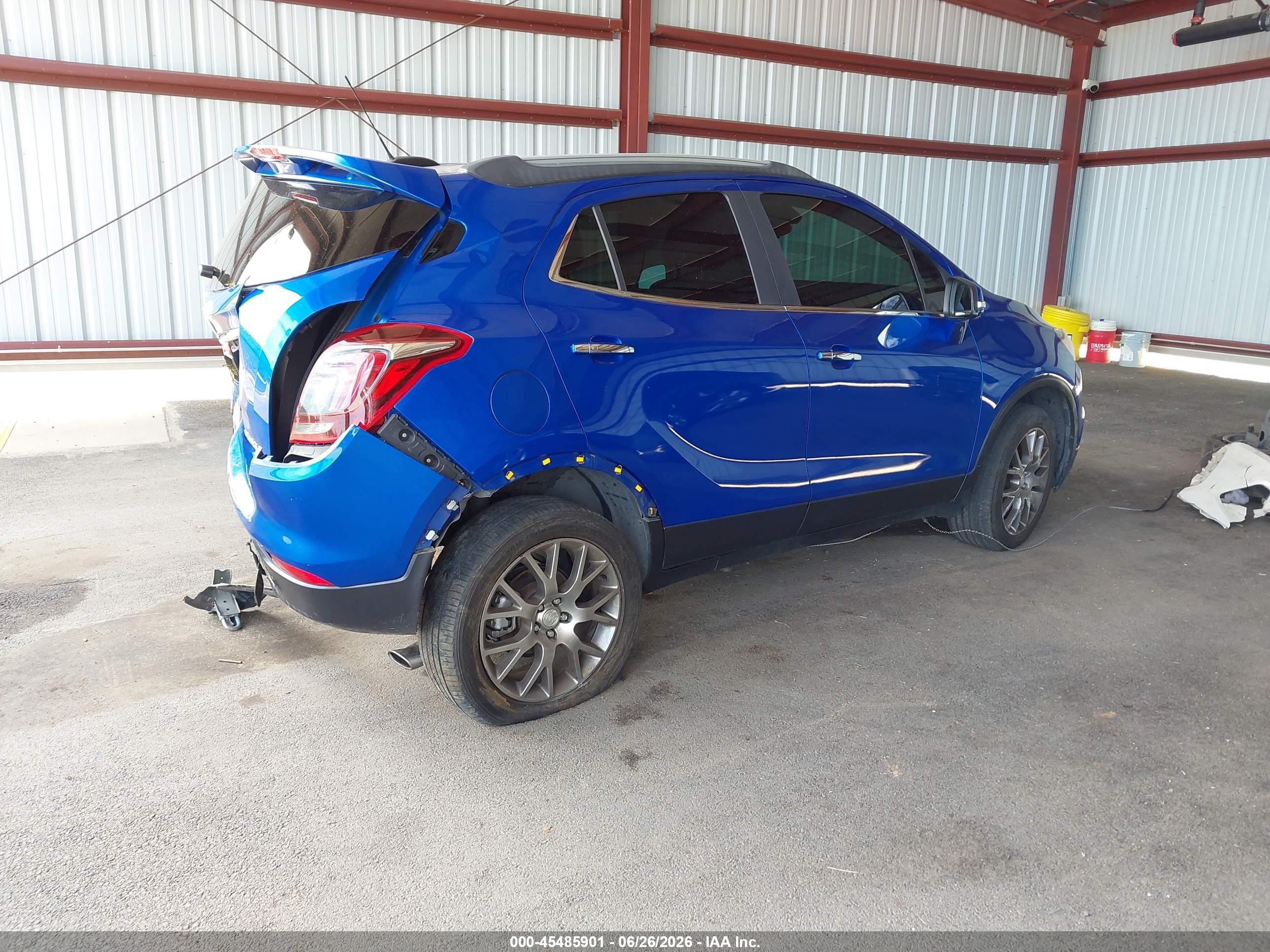 2018 Buick Encore VIN KL4CJ1SB2JB506864 IAAI salvage auction — Rear End, Salvage (California), sold $750 on 2026-09-11 (photo 4)