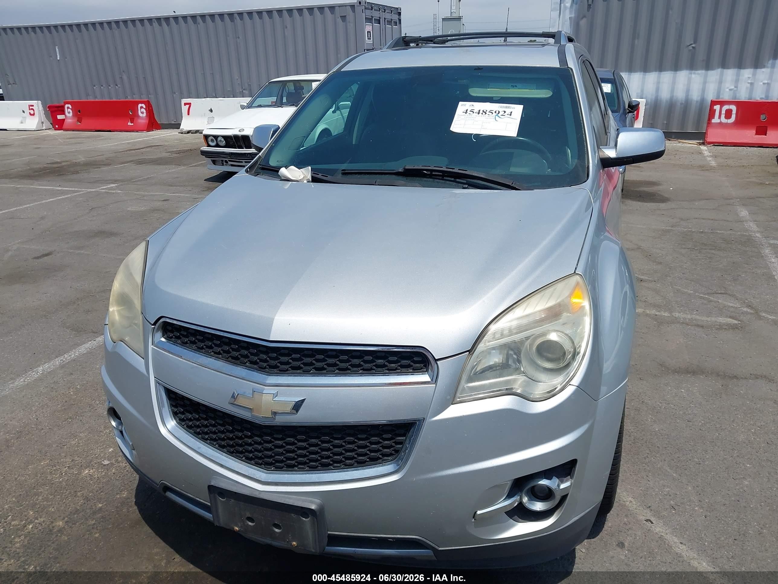 2011 Chevrolet Equinox VIN 2GNALFEC7B1296568 IAAI salvage auction — Normal Wear, Clear - Dealer Only (California), sold $675 on 2026-07-09 (photo 6)