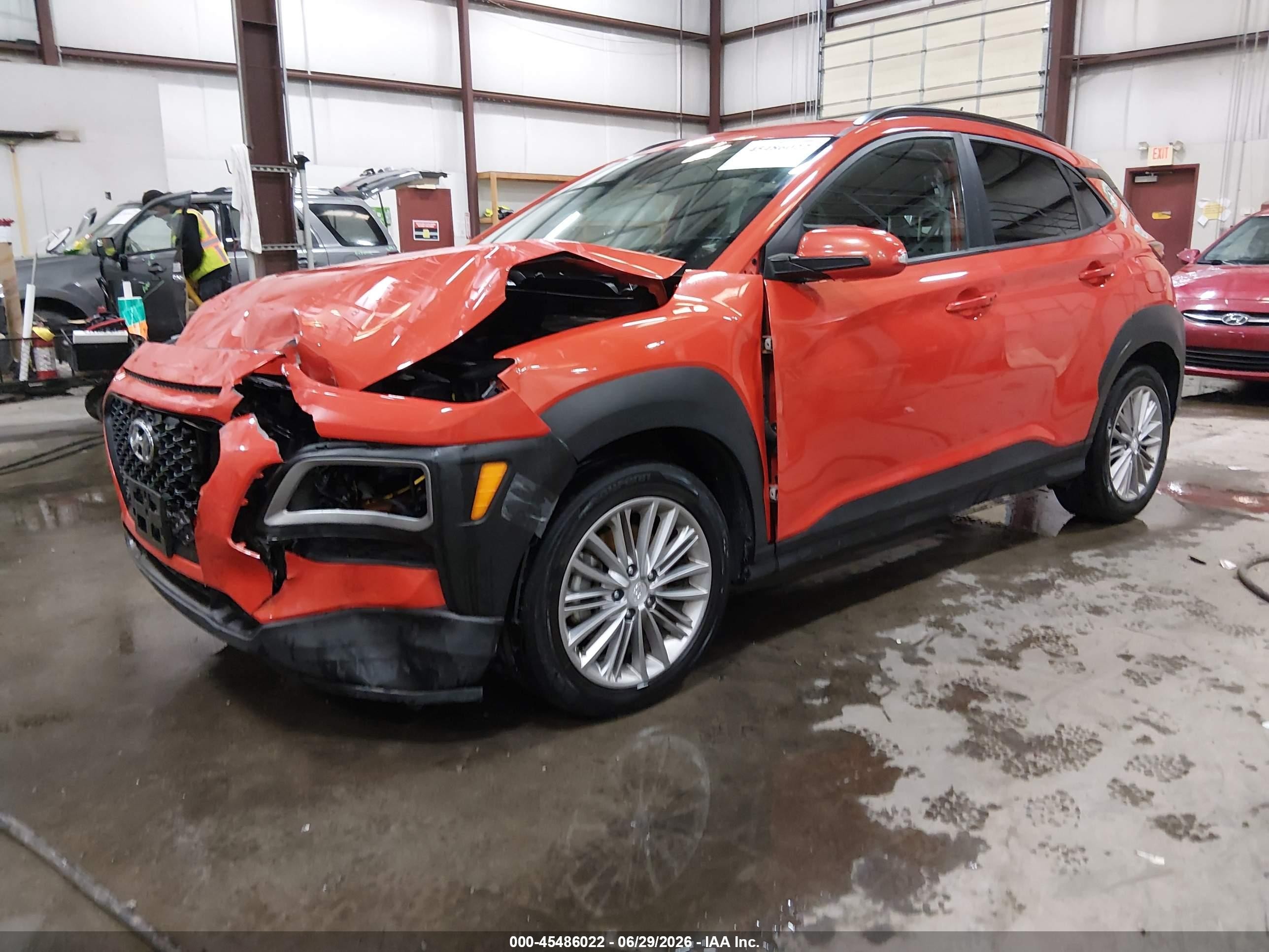 2019 Hyundai Kona VIN KM8K2CAA9KU338872 IAAI salvage auction — Front End, Salvage (Idaho), sold $2,825 on 2026-09-14 (photo 2)