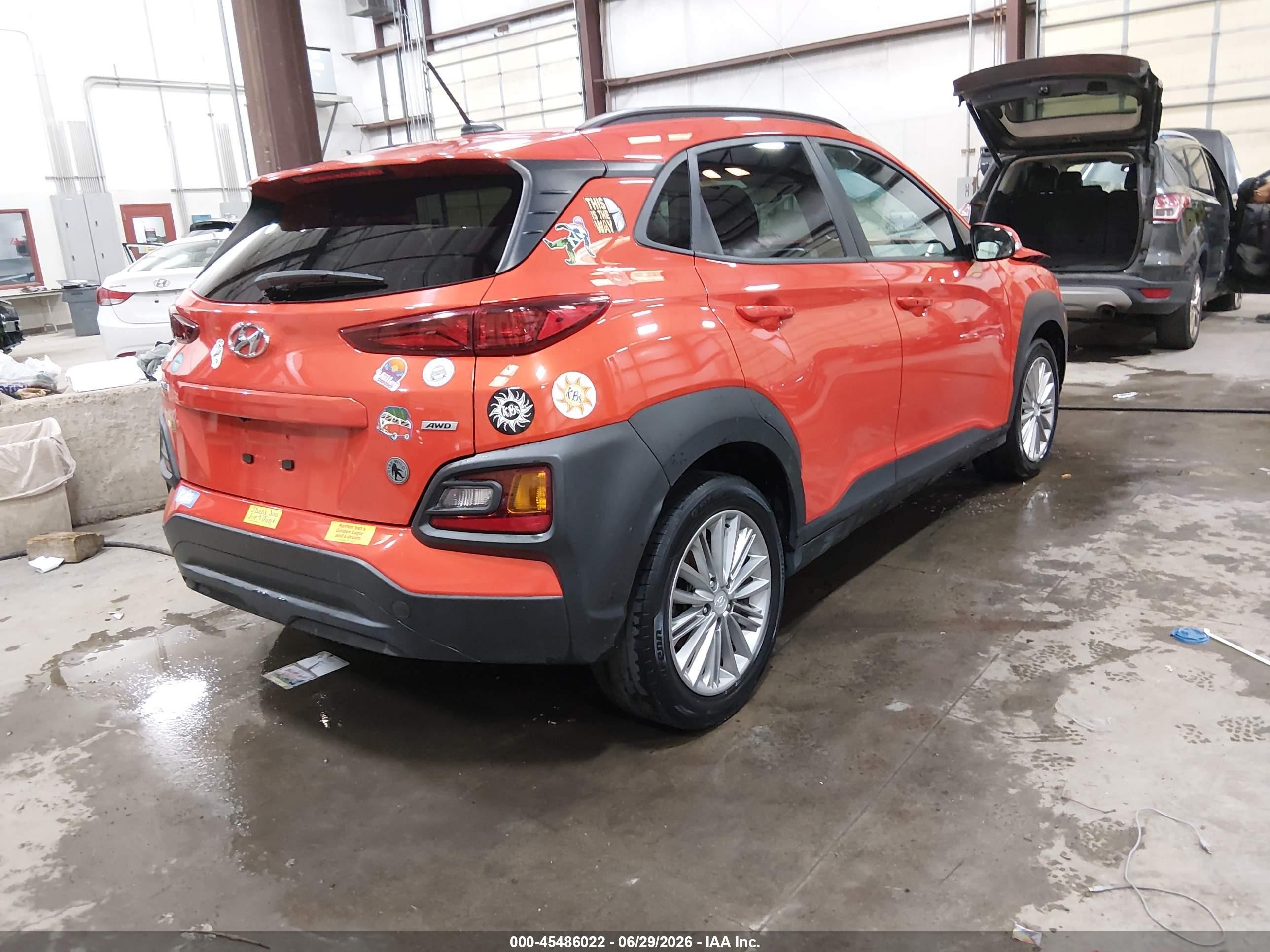 2019 Hyundai Kona VIN KM8K2CAA9KU338872 IAAI salvage auction — Front End, Salvage (Idaho), sold $2,825 on 2026-09-14 (photo 4)