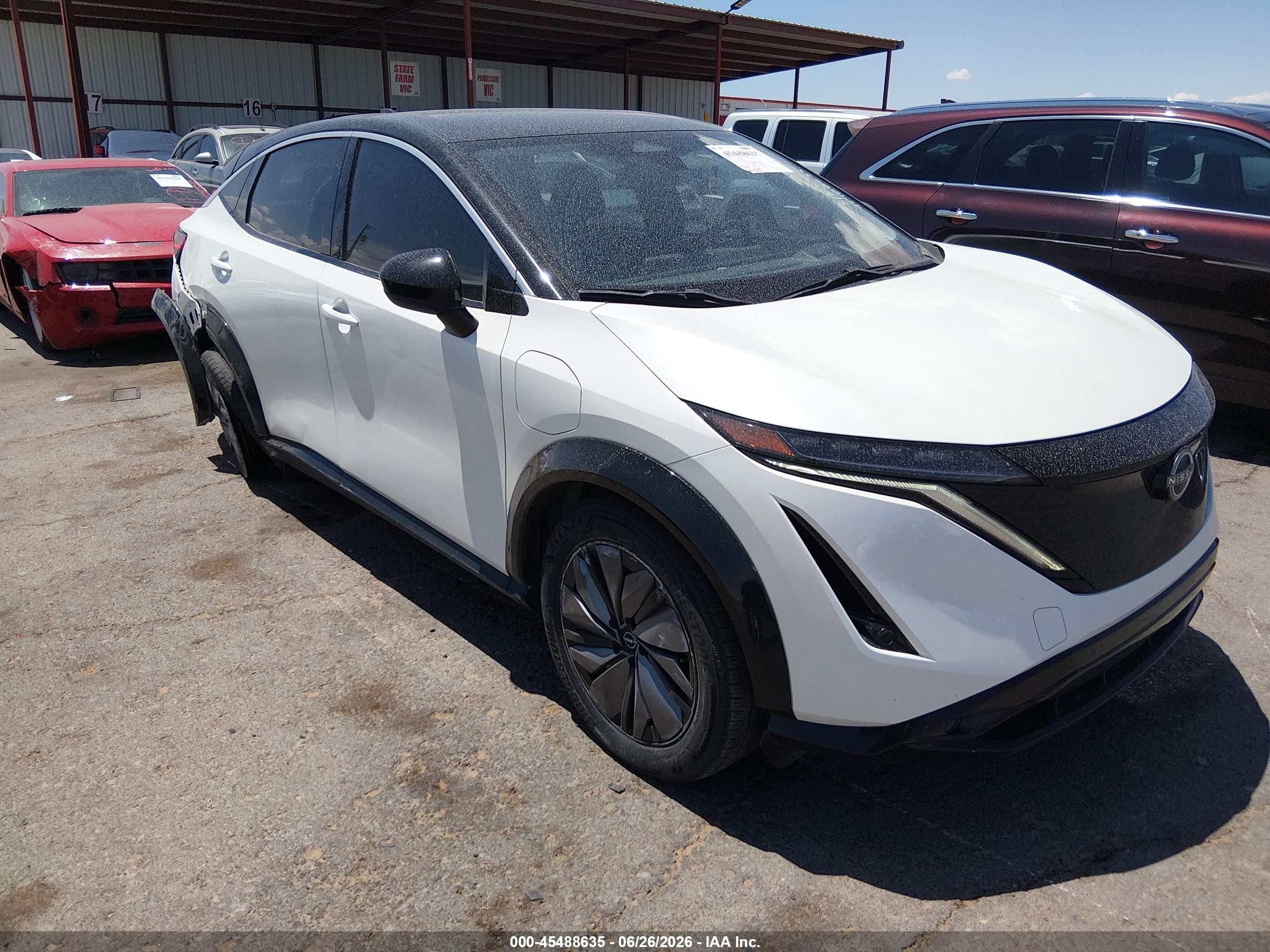 2023 Nissan Ariya VIN JN1AF0BA2PM400589 — IAAI salvage auction photo