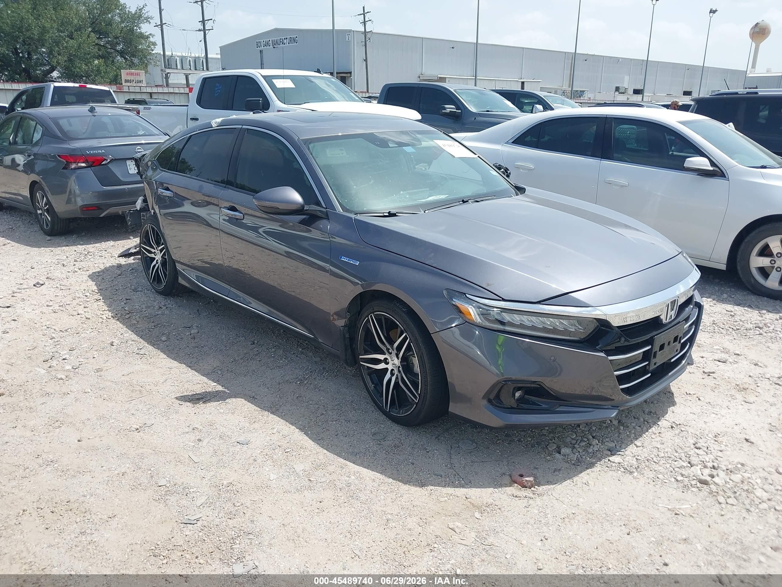 2022 Honda Accord VIN 1HGCV3F99NA009546 — IAAI salvage auction photo