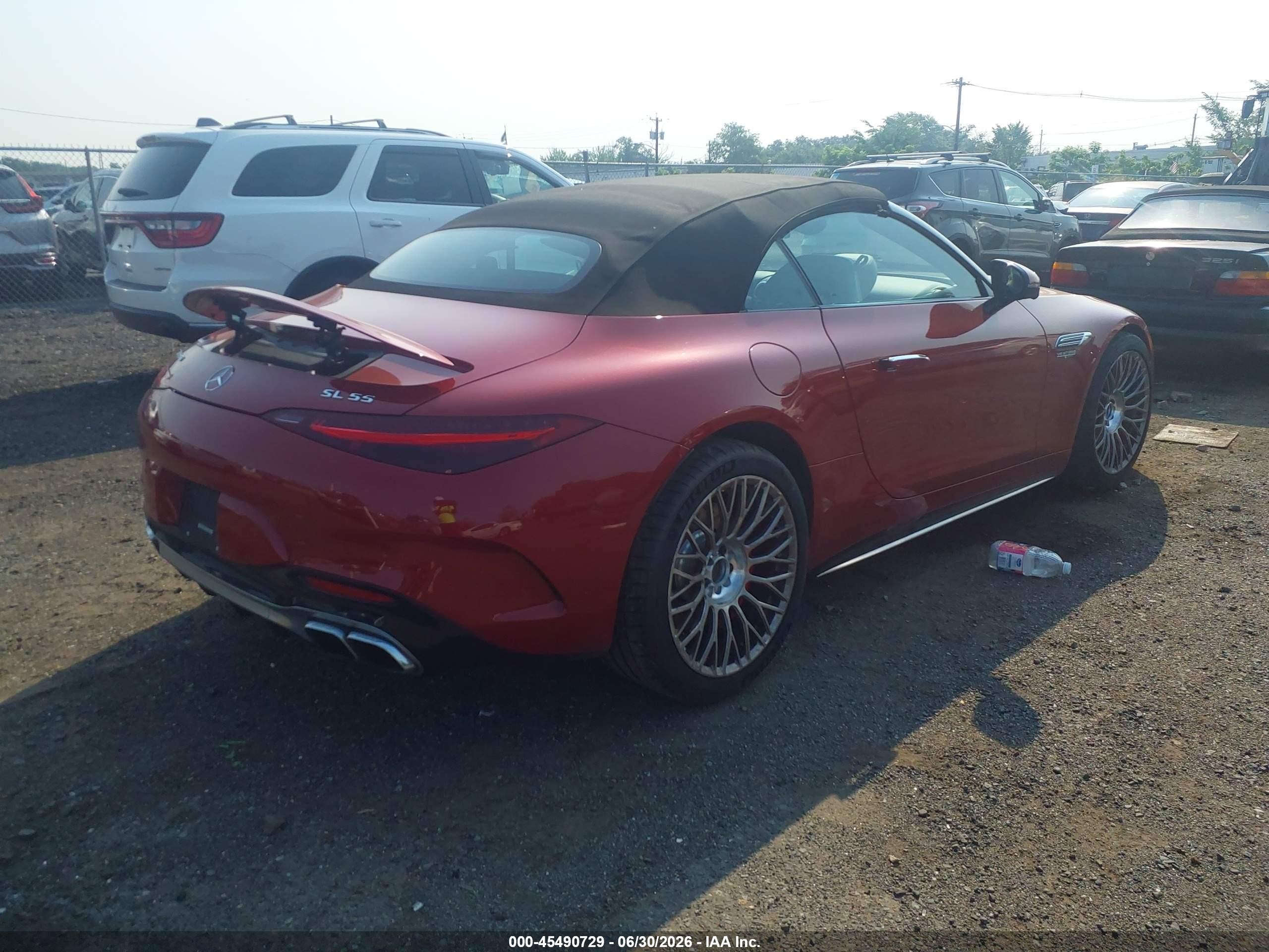 2022 Mercedes-Benz SL-Class VIN W1KVK8AB5NF000861 IAAI salvage auction — Water/Flood, Salvage (Idaho), sold $38,500 on 2026-08-14 (photo 4)