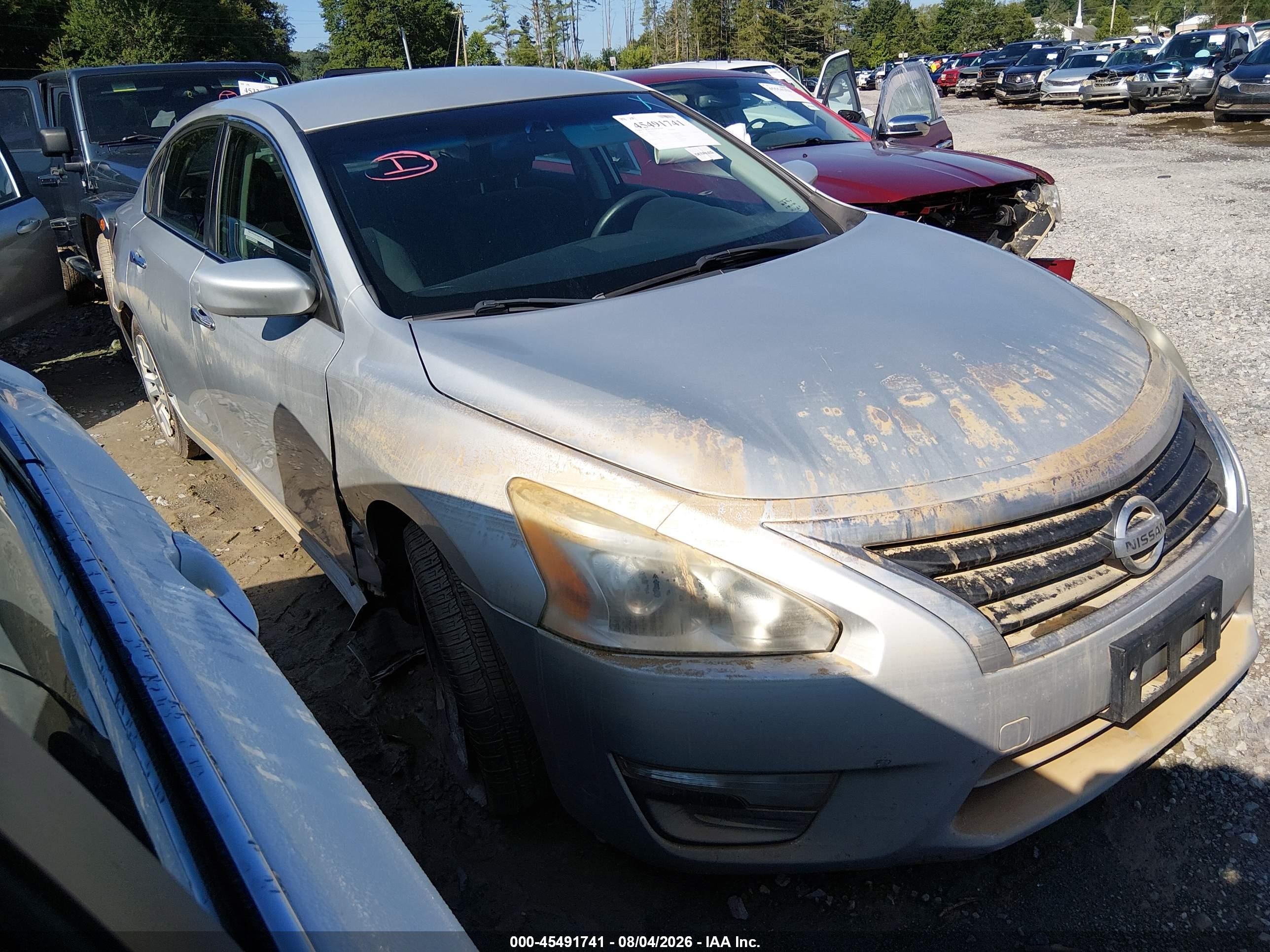 2014 Nissan Altima VIN 1N4AL3AP7EC196443 IAAI salvage auction — Side, Salvage (West Virginia), sold $275 on 2026-09-04 (photo 1)