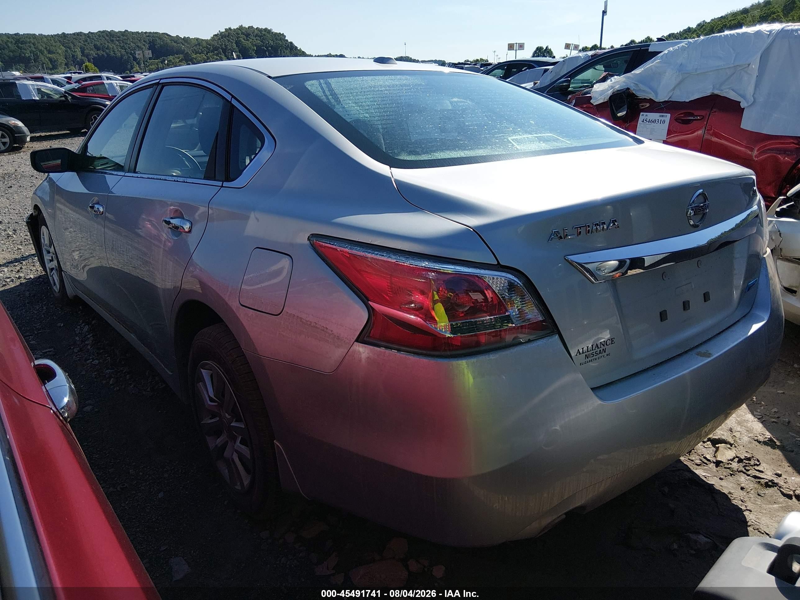 2014 Nissan Altima VIN 1N4AL3AP7EC196443 IAAI salvage auction — Side, Salvage (West Virginia), sold $275 on 2026-09-04 (photo 3)