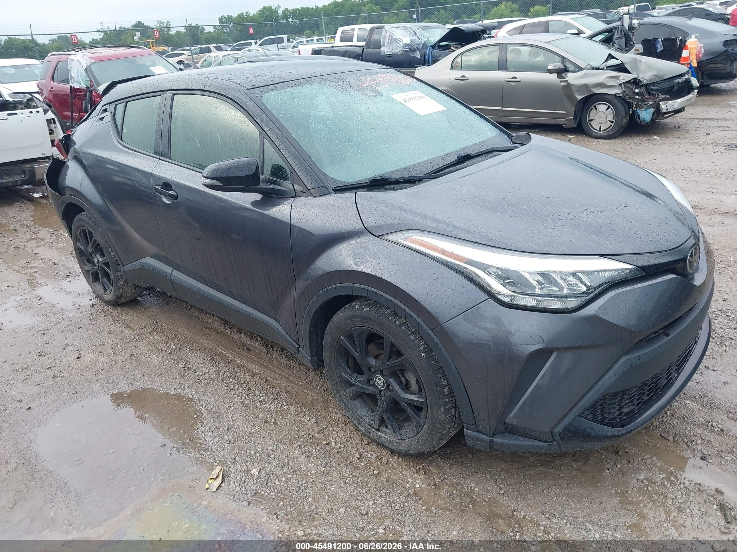 2021 Toyota C-HR VIN JTNKHMBX5M1100609 — IAAI salvage auction photo