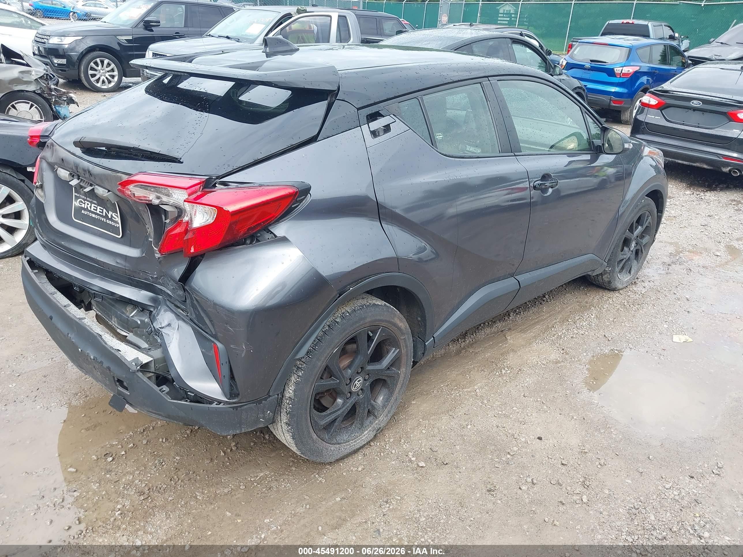 2021 Toyota C-hr VIN JTNKHMBX5M1100609 IAAI salvage auction — Rear End, Salvage (Kentucky), sold $4,850 on 2026-09-08 (photo 4)
