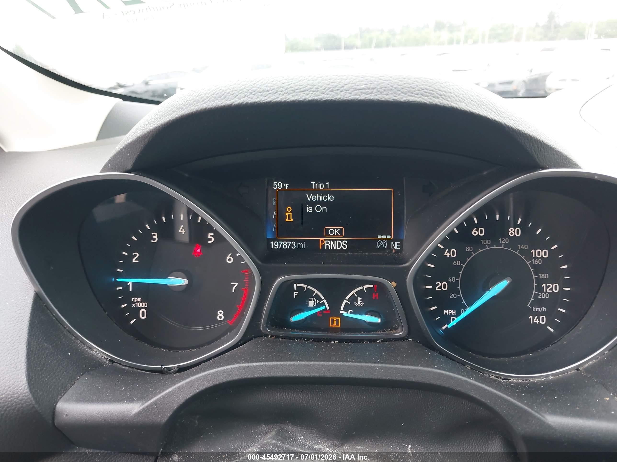 2018 Ford Escape VIN 1FMCU9GD9JUA87224 IAAI salvage auction — Normal Wear, Clear-Dealer Only (Oregon), sold $925 on 2026-07-09 (photo 7)