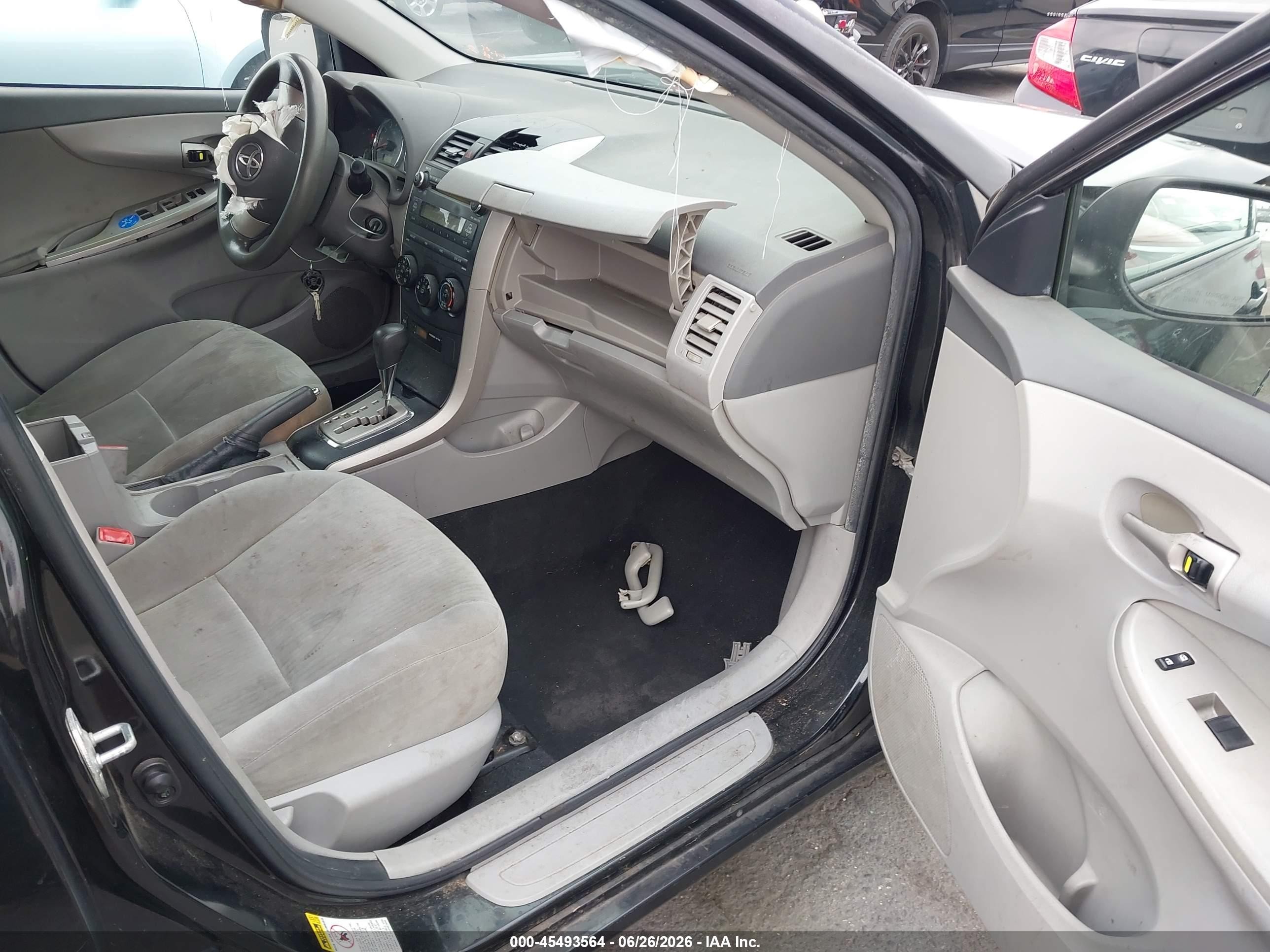 2010 Toyota Corolla VIN 1NXBU4EE9AZ256295 IAAI salvage auction — Normal Wear, Salvage (California), sold $750 on 2026-07-09 (photo 5)