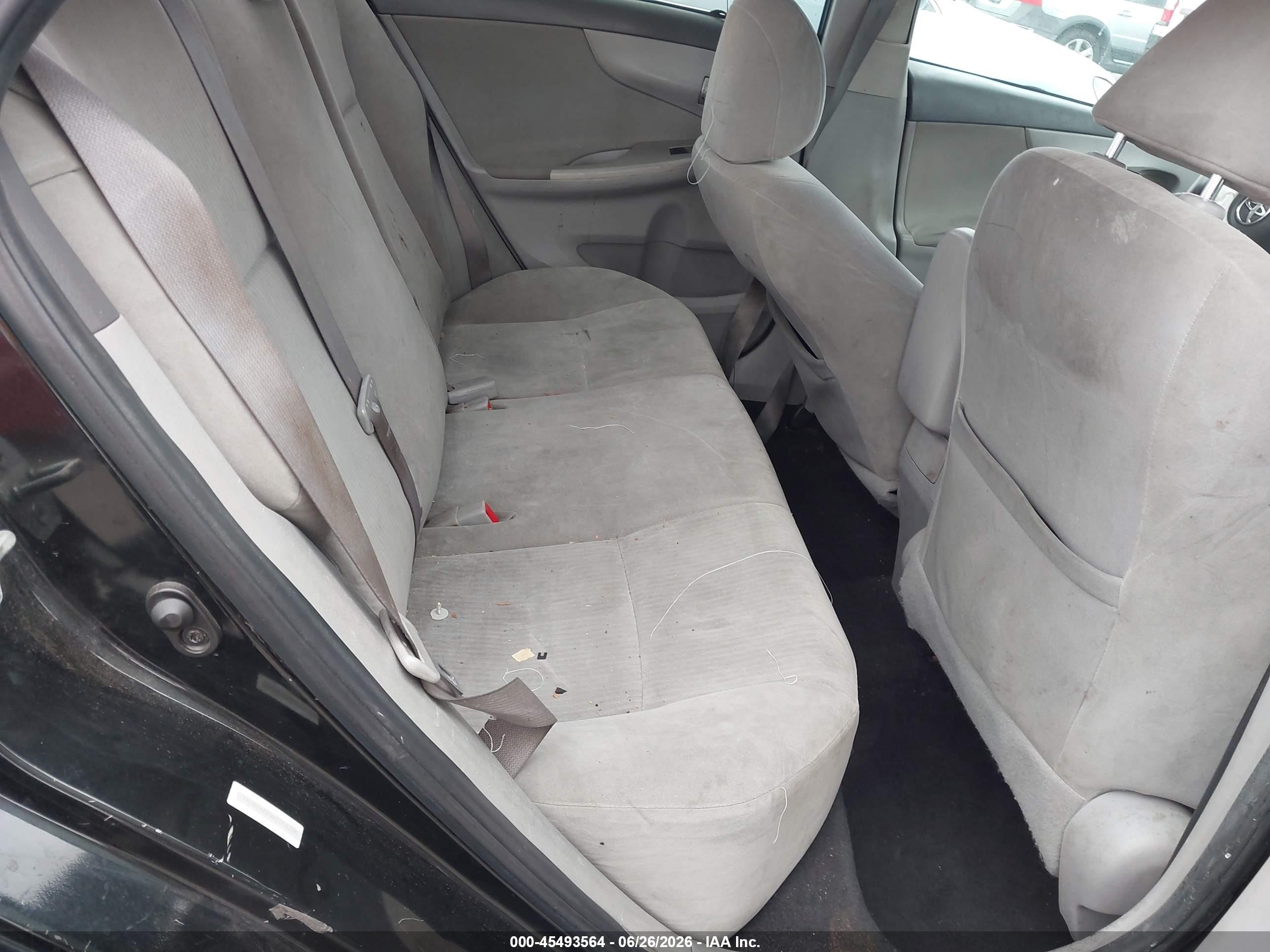 2010 Toyota Corolla VIN 1NXBU4EE9AZ256295 IAAI salvage auction — Normal Wear, Salvage (California), sold $750 on 2026-07-09 (photo 8)