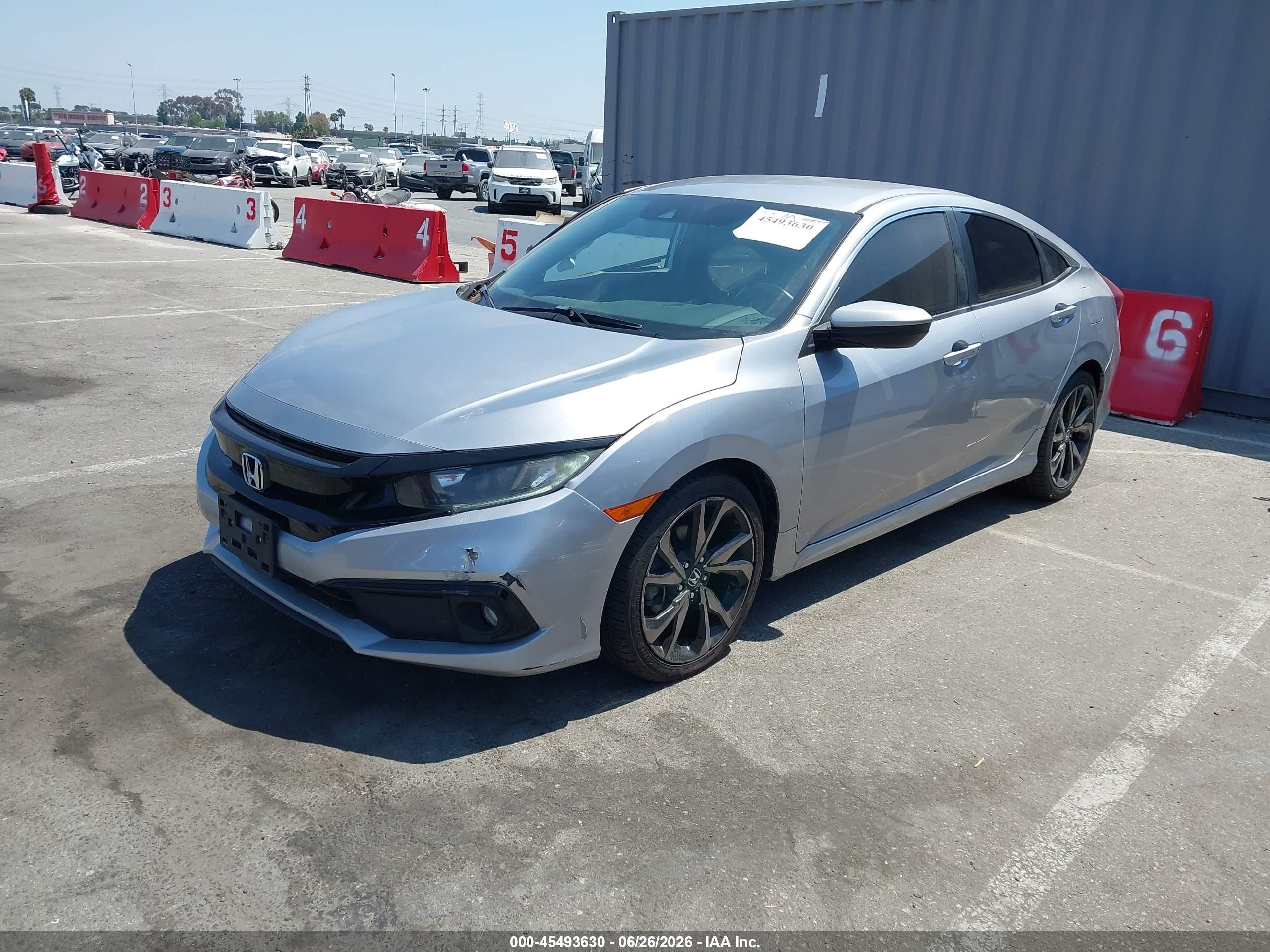 2019 Honda Civic VIN 2HGFC2F87KH527754 IAAI salvage auction — Normal Wear, Salvage (California), sold $4,000 on 2026-07-09 (photo 2)