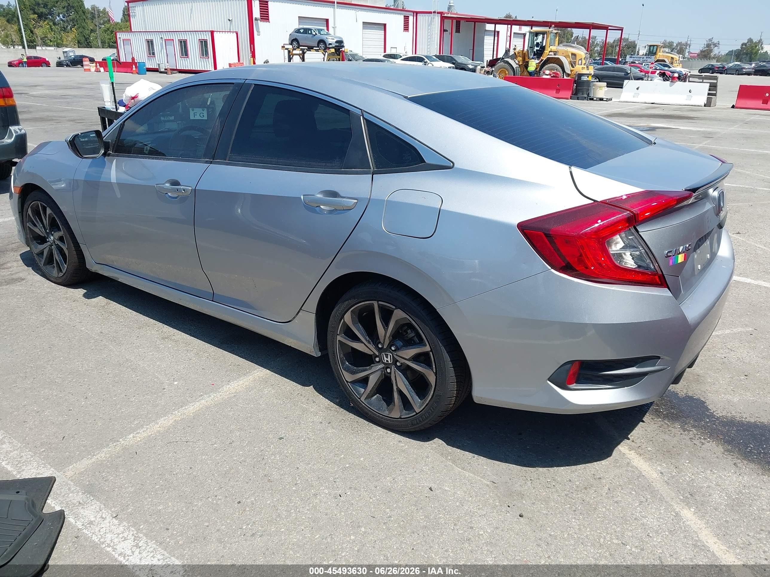 2019 Honda Civic VIN 2HGFC2F87KH527754 IAAI salvage auction — Normal Wear, Salvage (California), sold $4,000 on 2026-07-09 (photo 3)