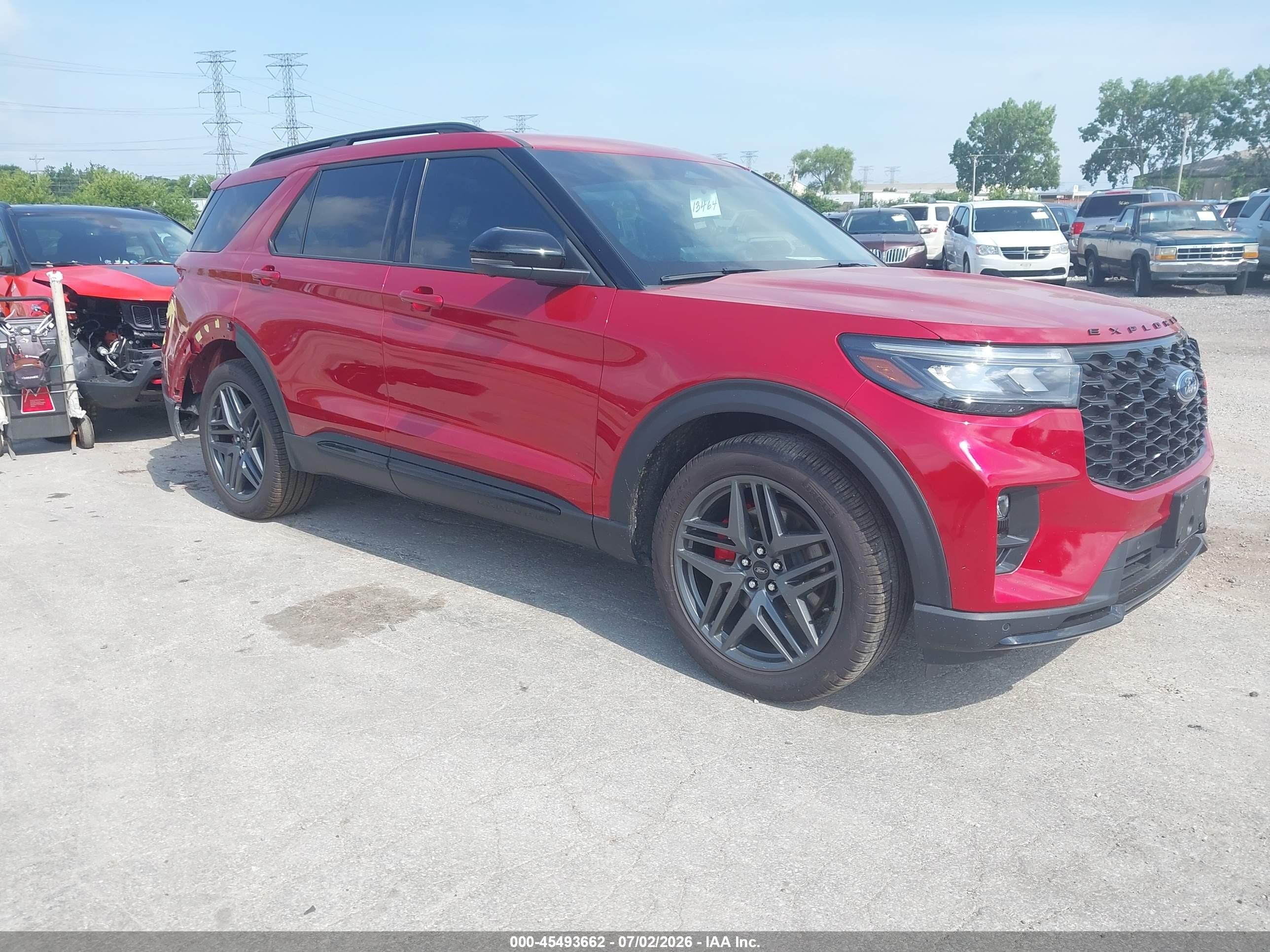 2026 Ford Explorer VIN 1FMWK8GC2TGA21782 — IAAI salvage auction photo