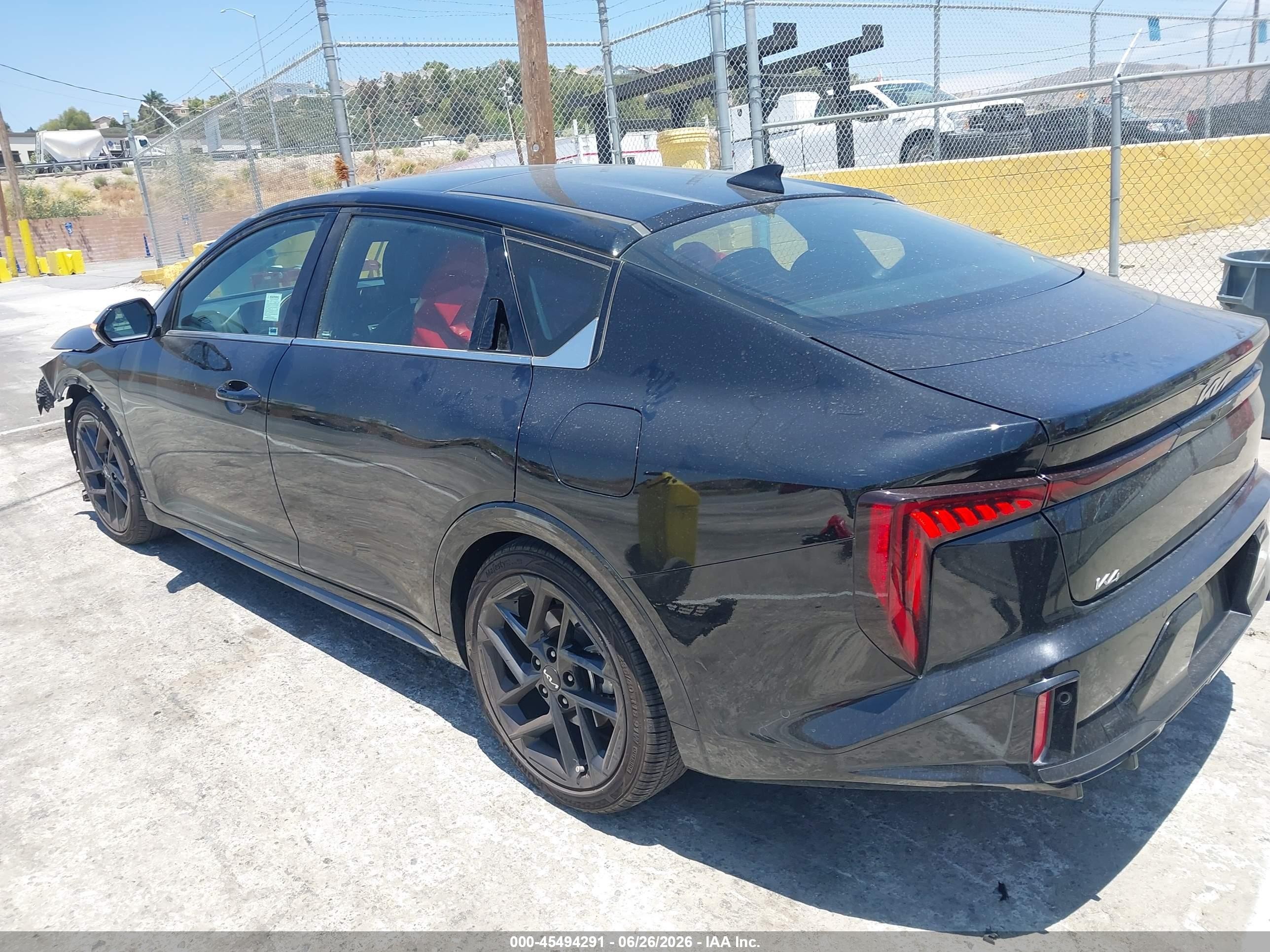 2025 Kia K4 VIN 3KPFW4DC4SE102383 IAAI salvage auction — Front End, Salvage (California), sold $7,200 on 2026-09-11 (photo 3)
