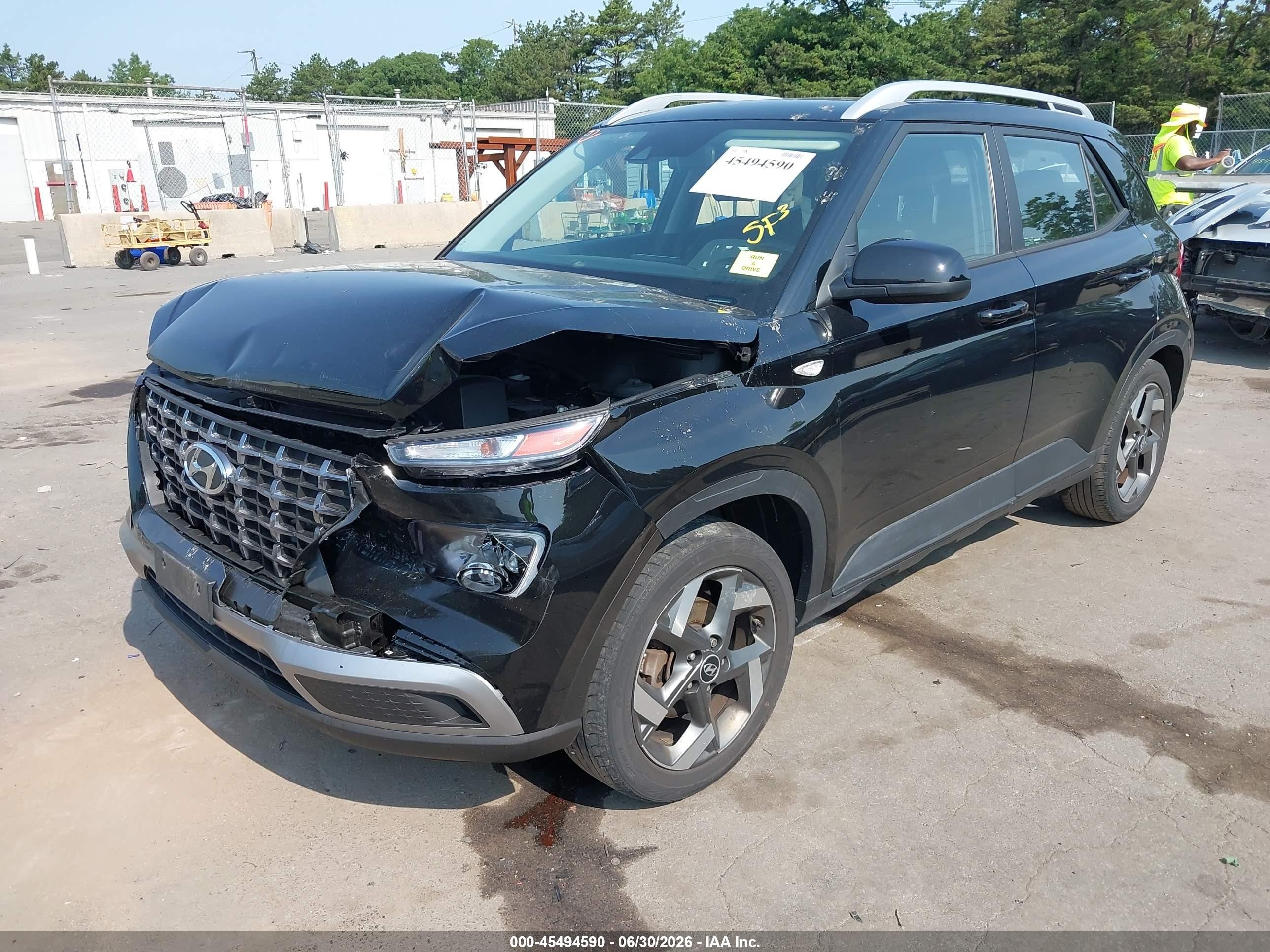 2021 Hyundai Venue VIN KMHRC8A32MU084516 IAAI salvage auction — Front End, Mv-907A (New York), sold $2,750 on 2026-09-14 (photo 2)