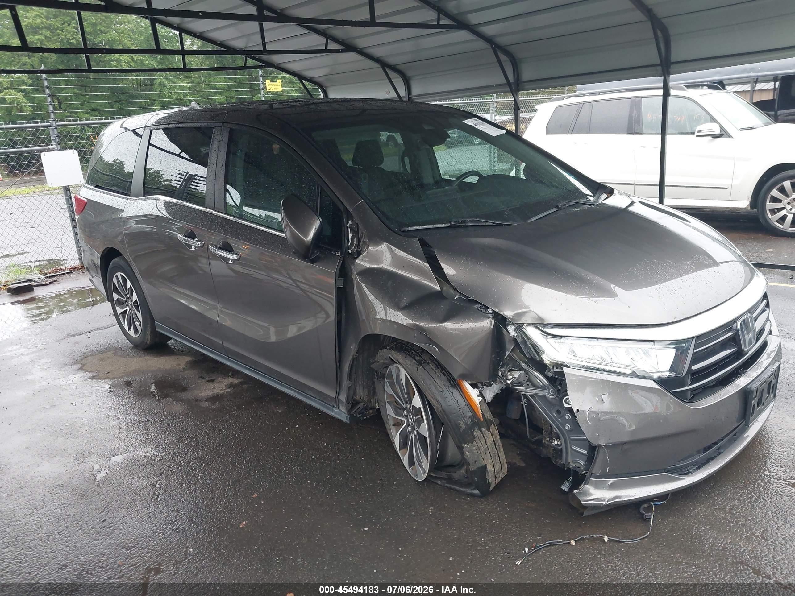 2022 Honda Odyssey VIN 5FNRL6H77NB053578 — IAAI salvage auction photo