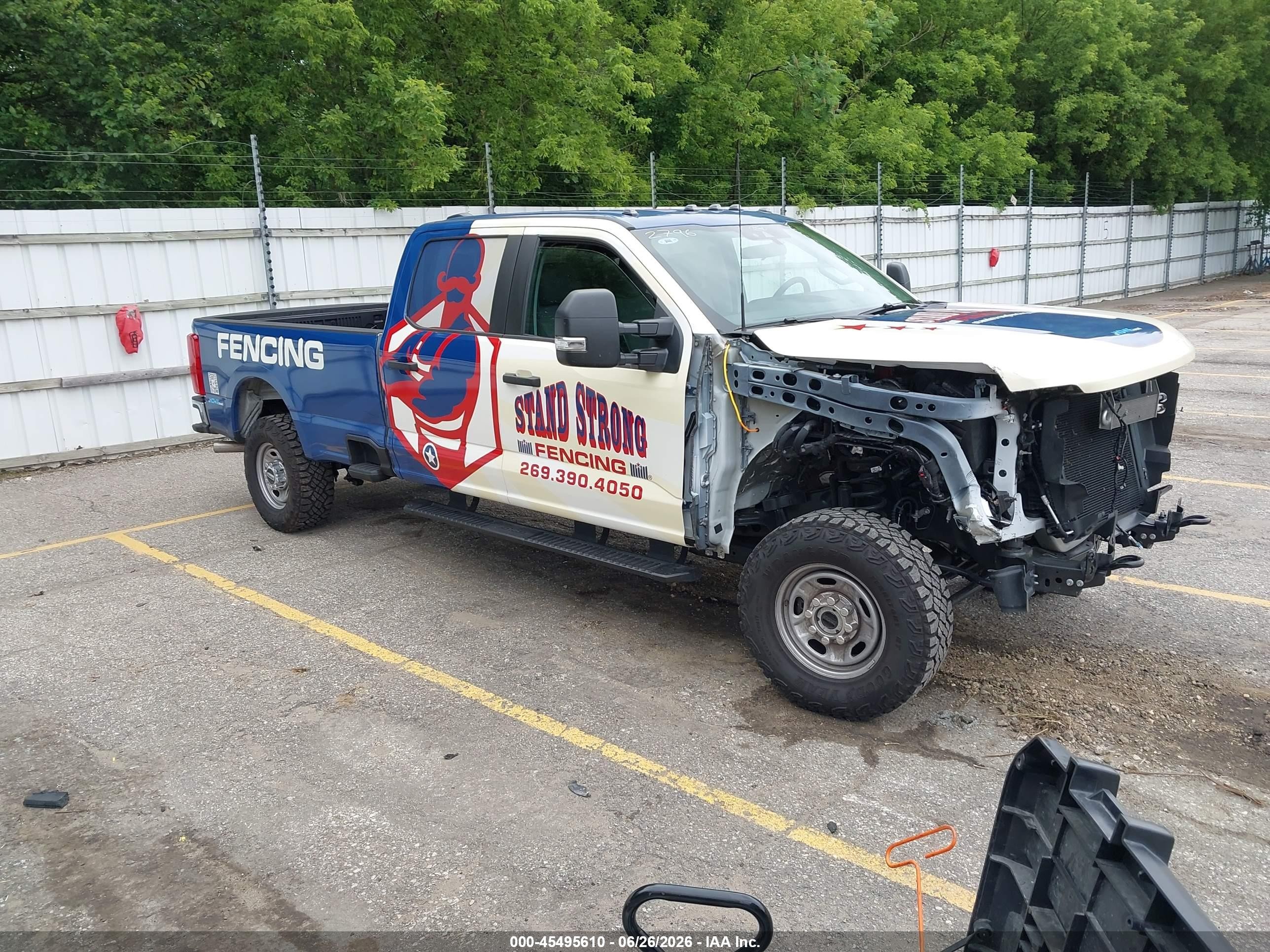 2026 Ford F-250 VIN 1FT7W2BAXTED21713 — IAAI salvage auction photo