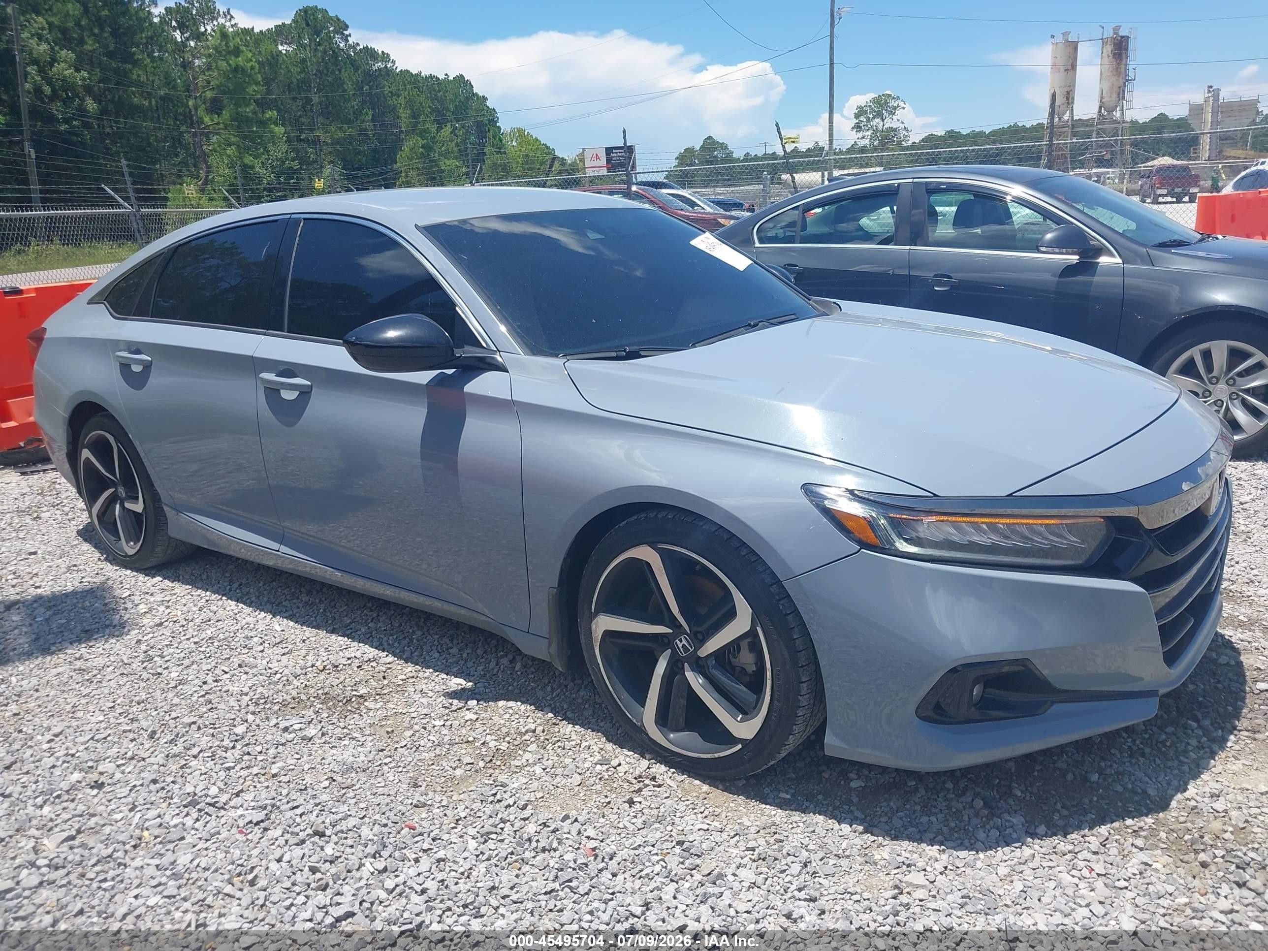 2022 Honda Accord VIN 1HGCV1F46NA087386 — IAAI salvage auction photo