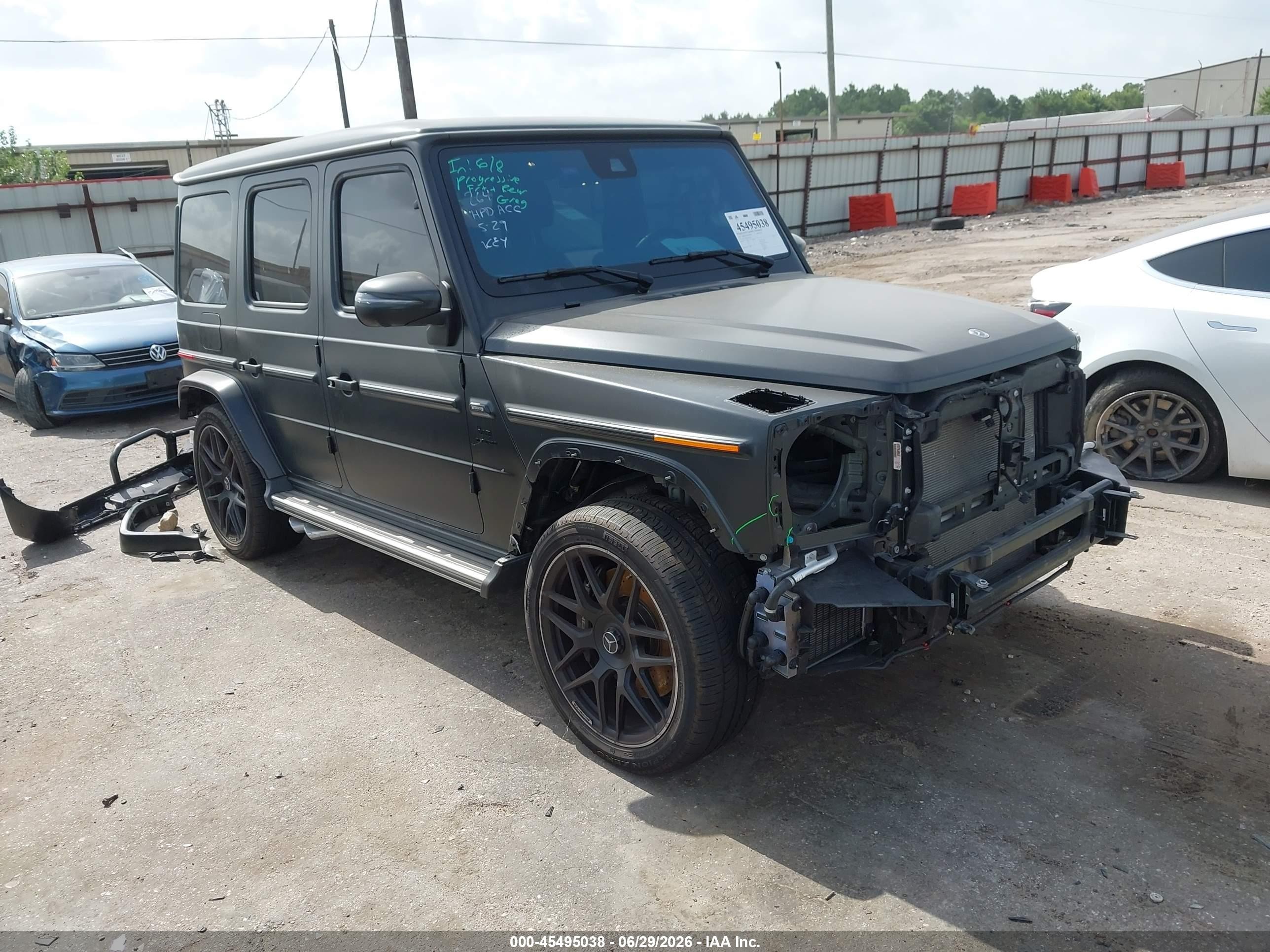 2022 Mercedes-Benz G-Class VIN W1NYC7HJ5NX442425 — IAAI salvage auction photo