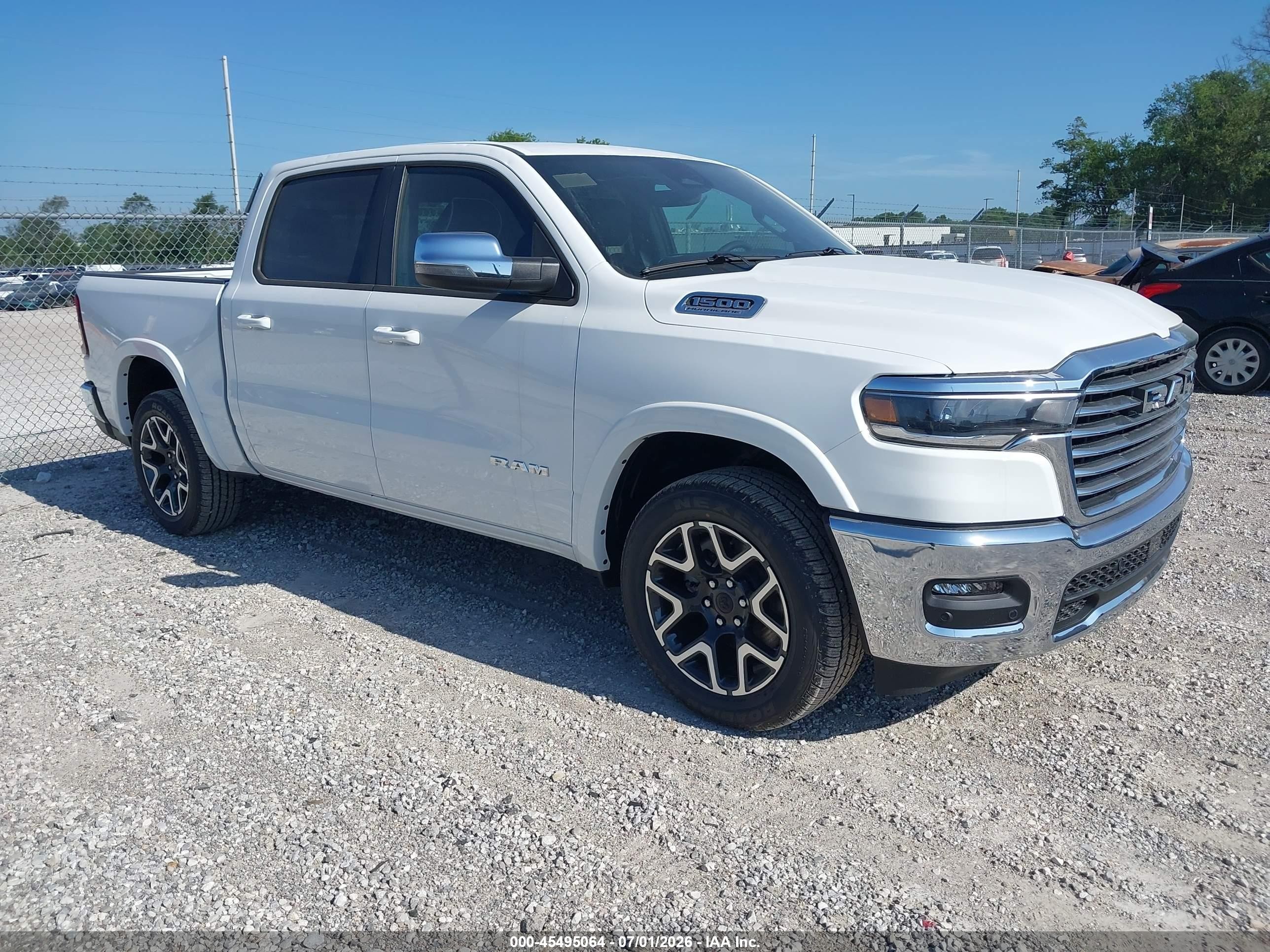 2026 Ram 1500 VIN 1C6SRFJP1TN365797 IAAI salvage auction — Hail, Enterprise Vehicles Clear Only (Kansas), sold $39,500 on 2026-07-10 (photo 1)