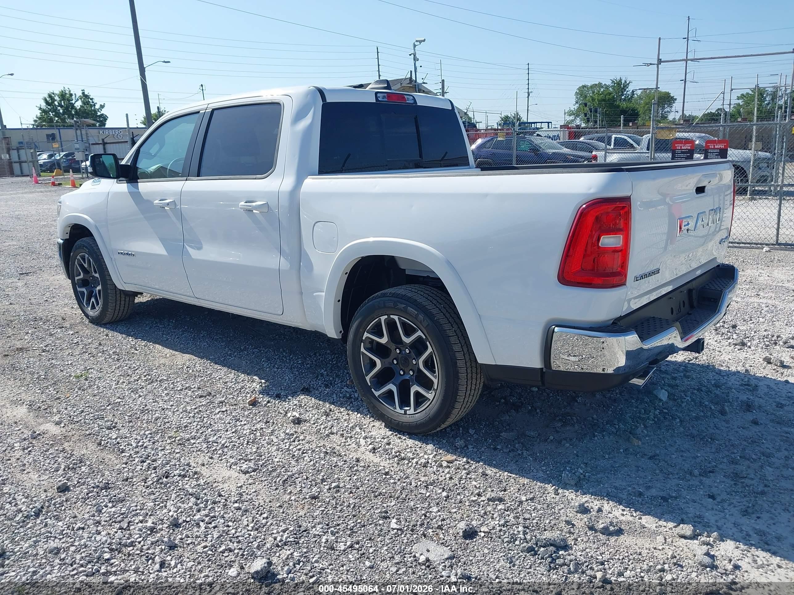 2026 Ram 1500 VIN 1C6SRFJP1TN365797 IAAI salvage auction — Hail, Enterprise Vehicles Clear Only (Kansas), sold $39,500 on 2026-07-10 (photo 3)