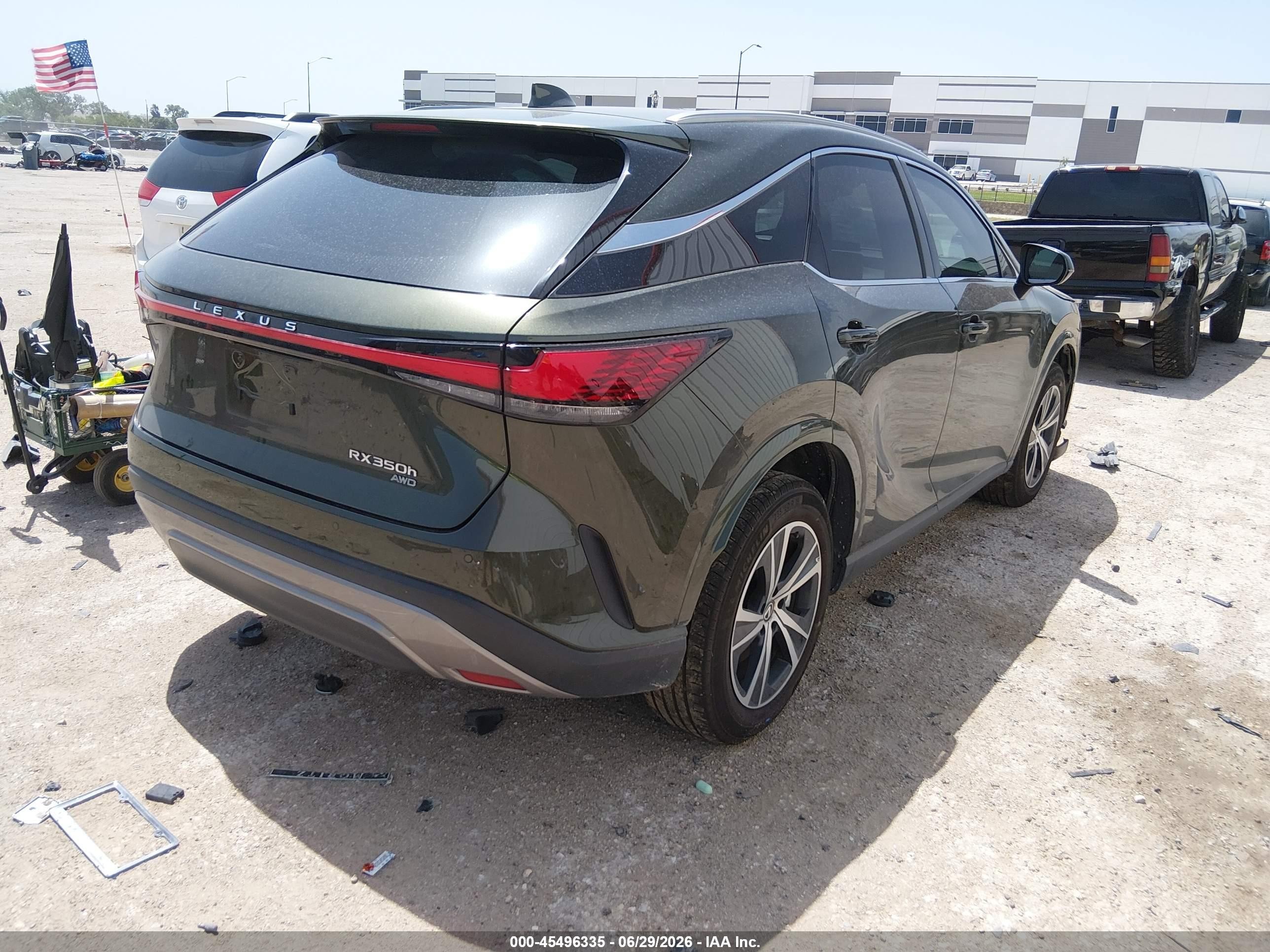 2025 Lexus Rx VIN 2T2BBMCA5SC073870 IAAI salvage auction — Front End, Original (Texas), sold $25,050 on 2026-09-08 (photo 4)