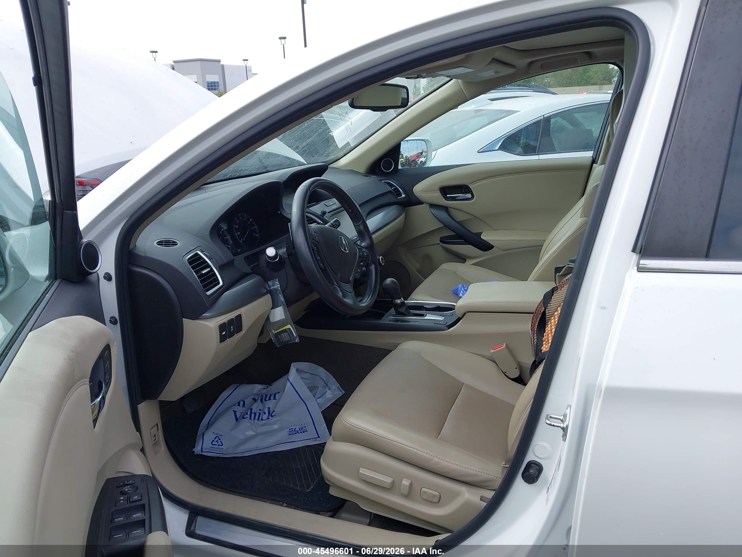 2017 Acura RDX VIN 5J8TB3H51HL016924 IAAI salvage auction — Rear End, Salvage Certificate (California), sold $2,850 on 2026-07-12 (photo 5)