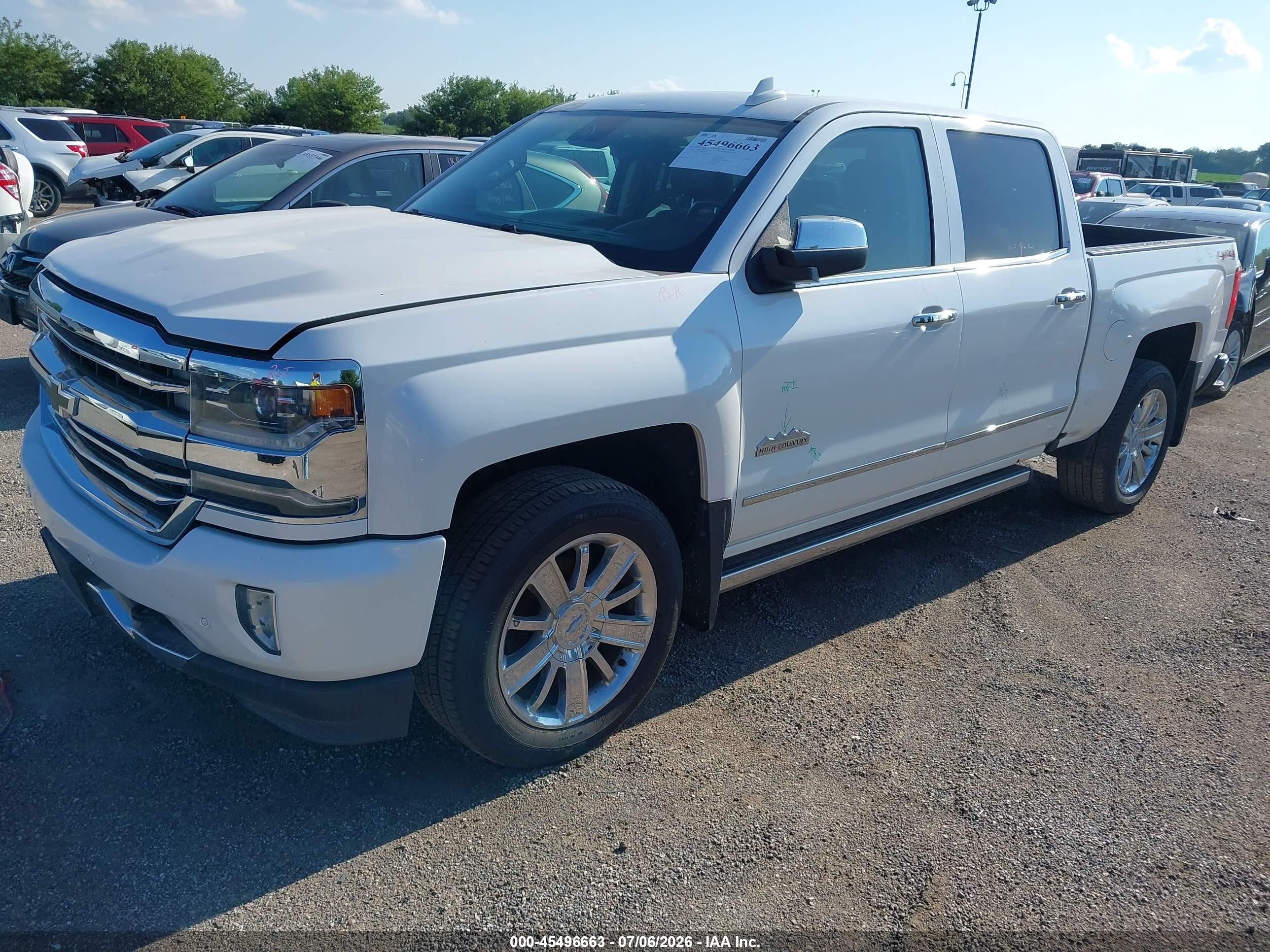 2016 Chevrolet Silverado VIN 3GCUKTEC3GG185778 IAAI salvage auction — Hail, Salvage (Iowa), sold $10,150 on 2026-09-08 (photo 2)